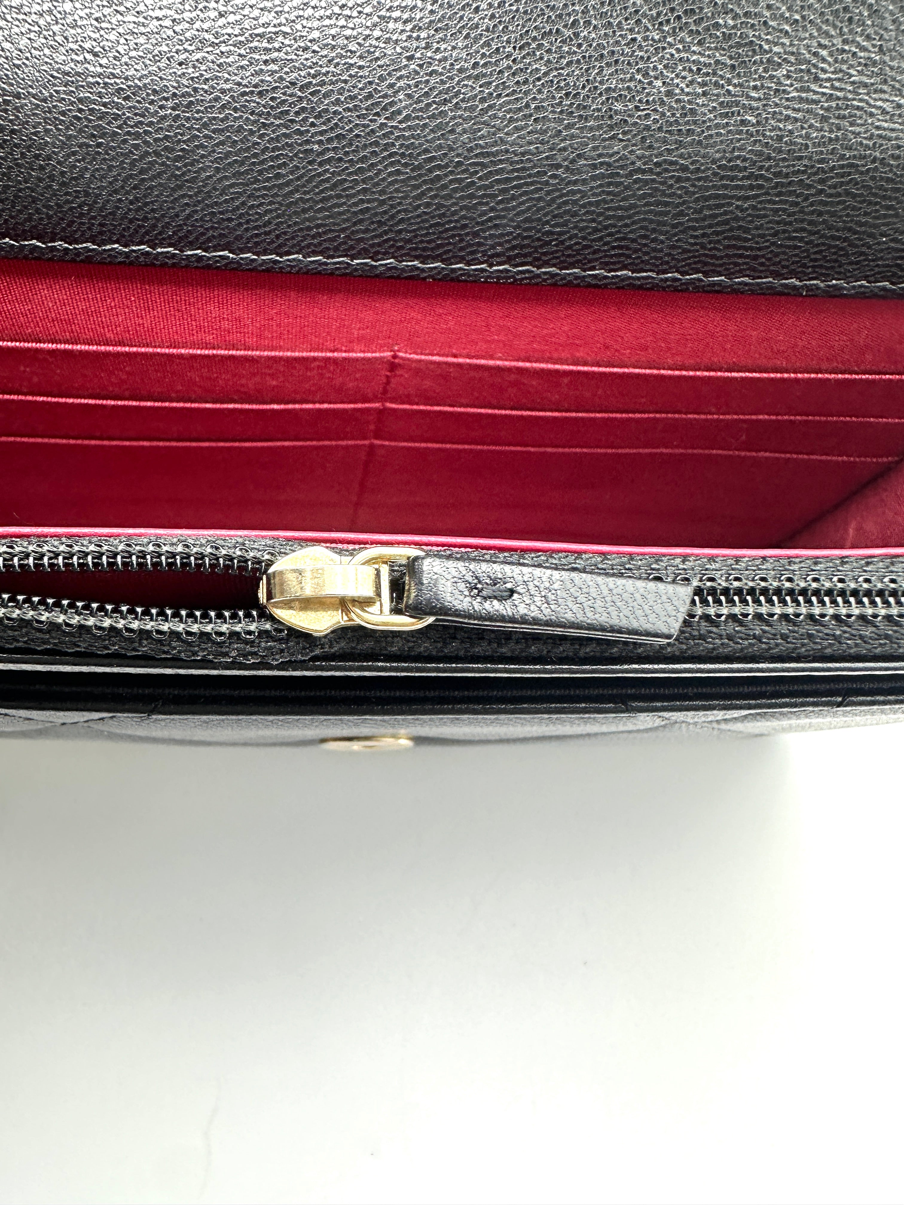 Chanel 19 WOC Black Lambskin Mixed Hardware