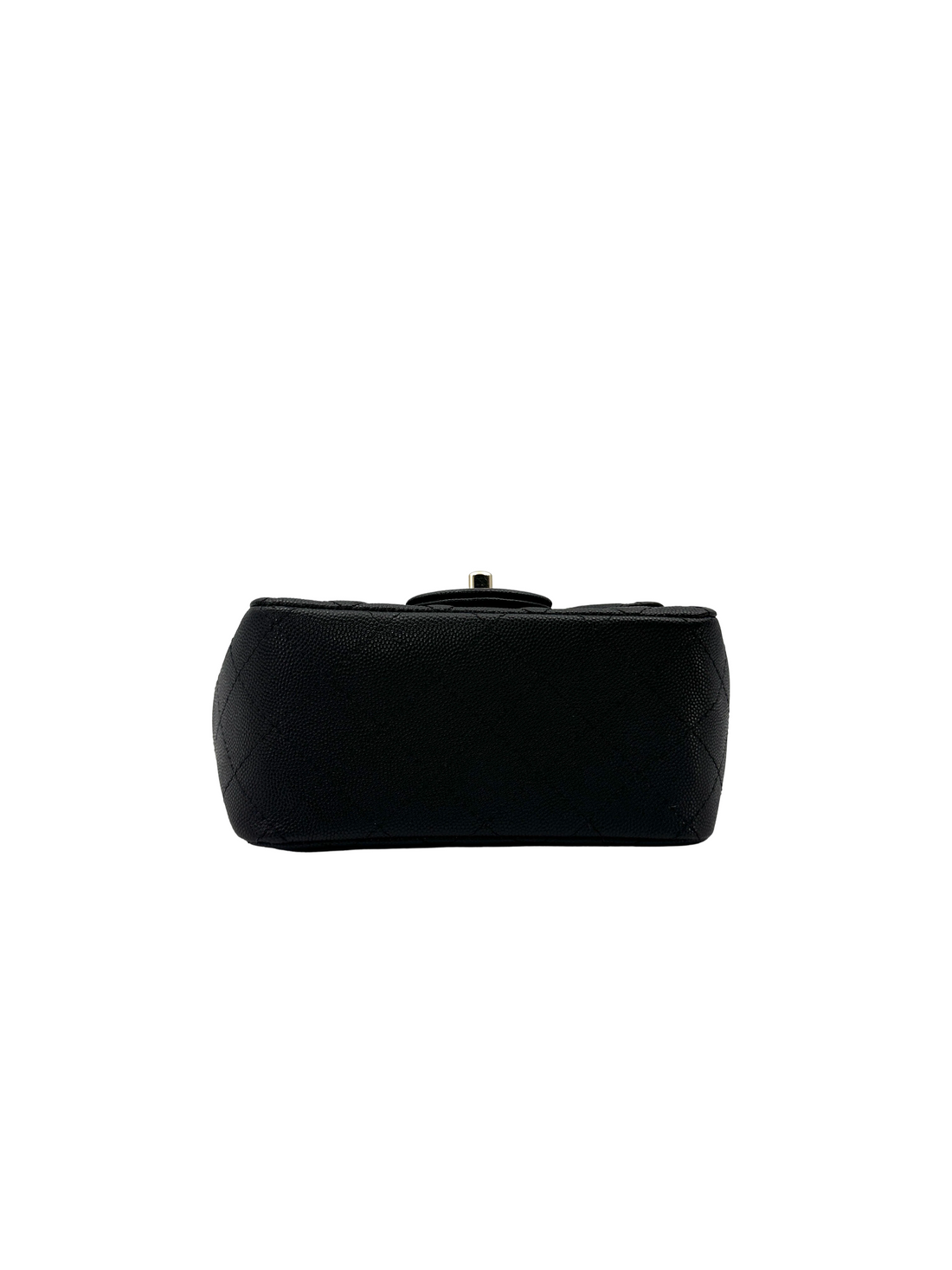 Chanel Mini Square Flap Black Caviar GHW