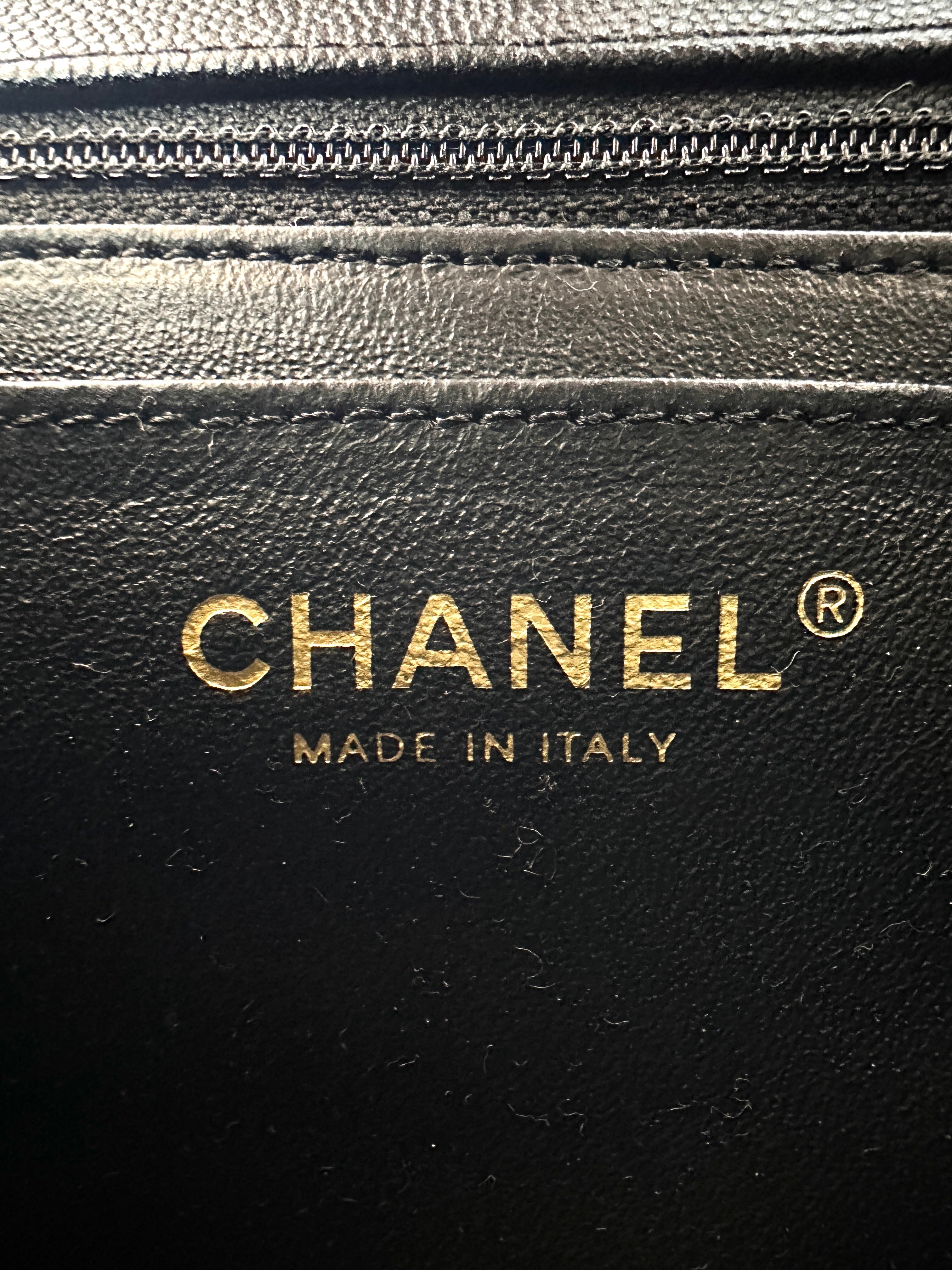 Chanel Mini Square Flap Black Caviar GHW