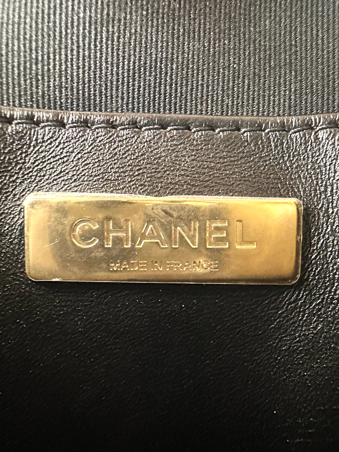 Chanel Walk of Fame Star Quilted Lambskin Chain Bag Black GHW