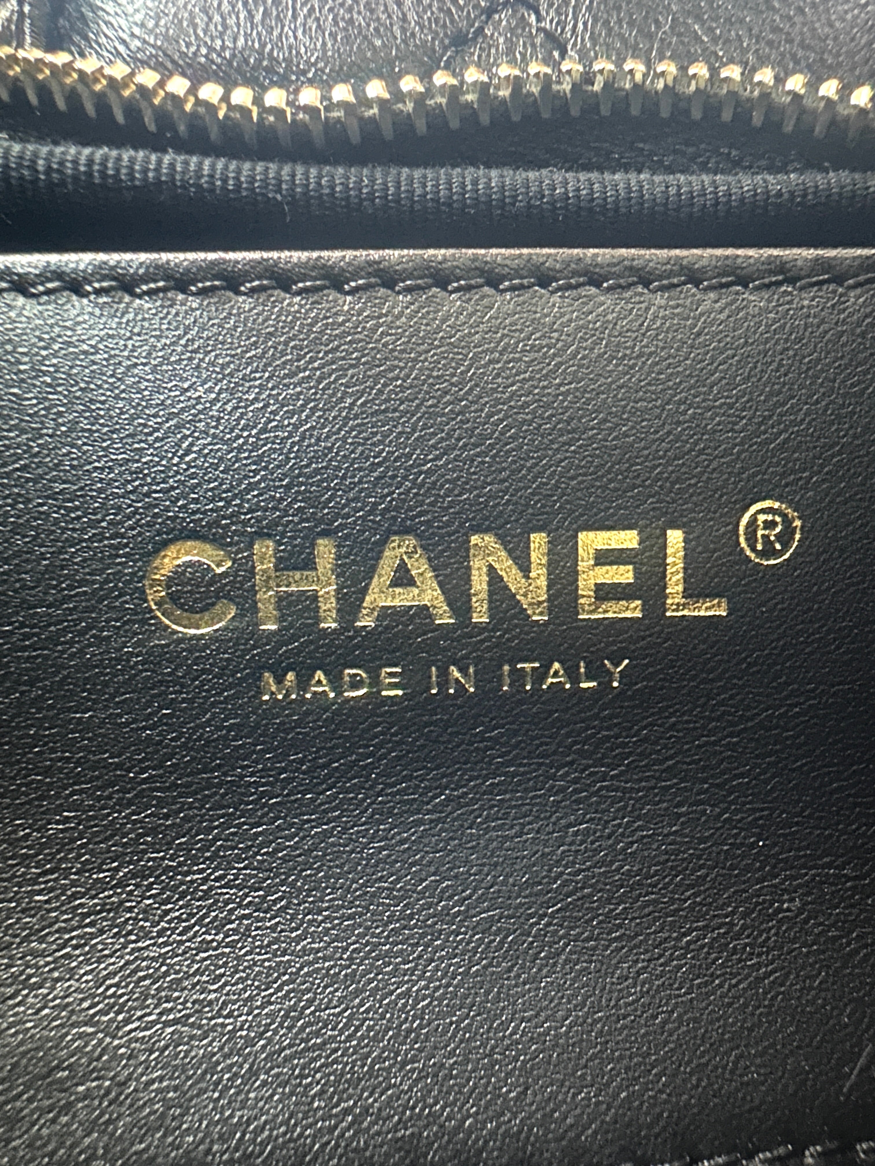 Chanel Bow Handle Clutch Black Lambskin GHW