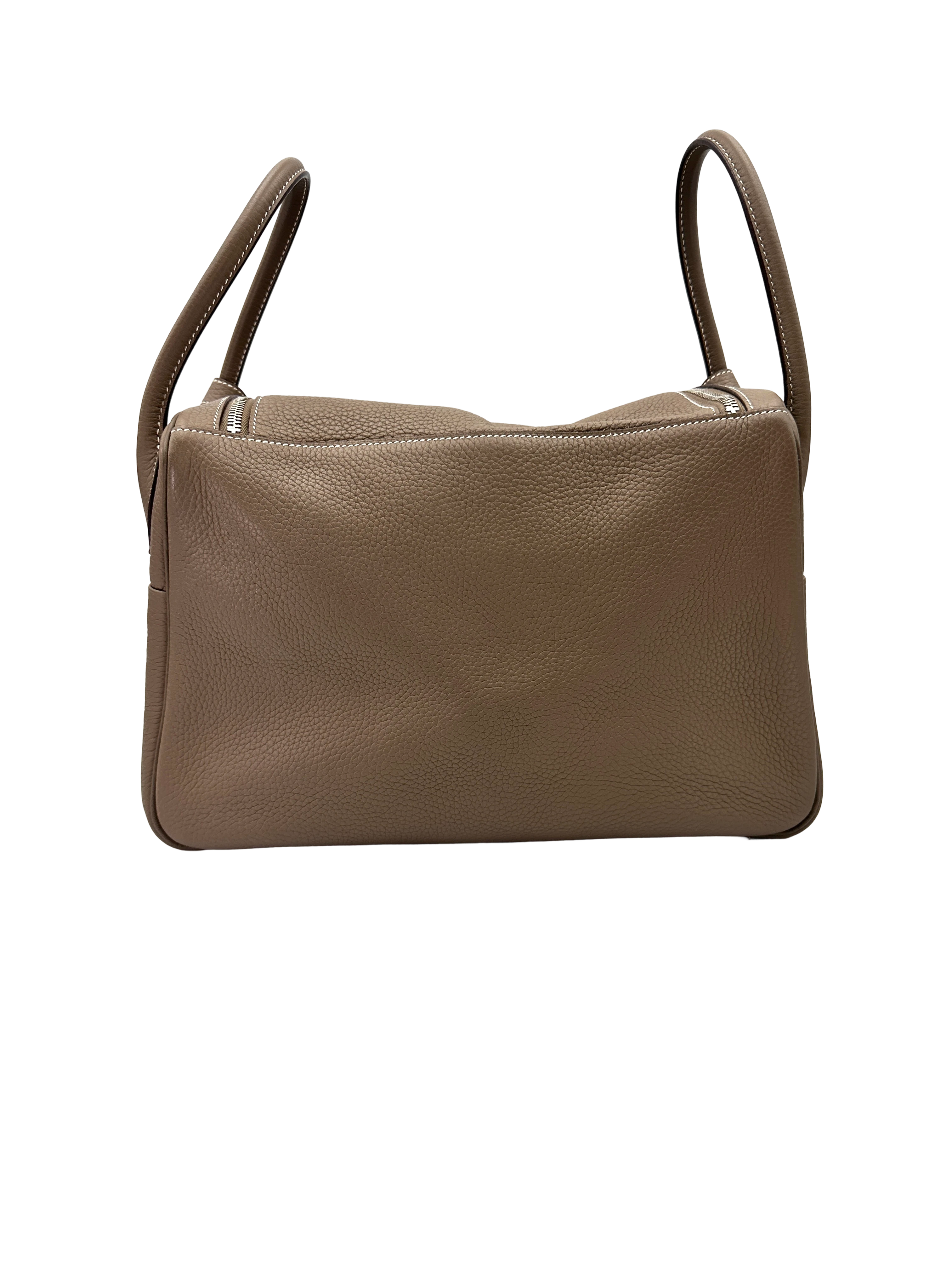 Hermès Lindy 34 Etoupe Clemence Leather PHW