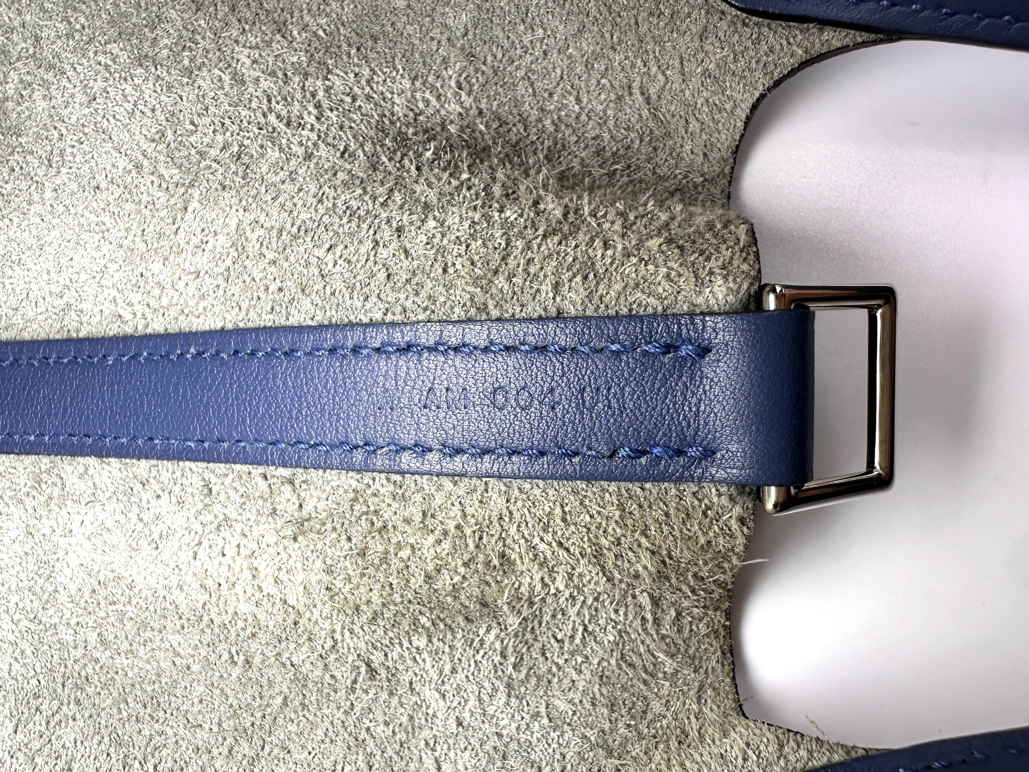 Hermès Picotin Lock 18 Eclat Gris Mouette / Bleu Agate Clemence PHW
