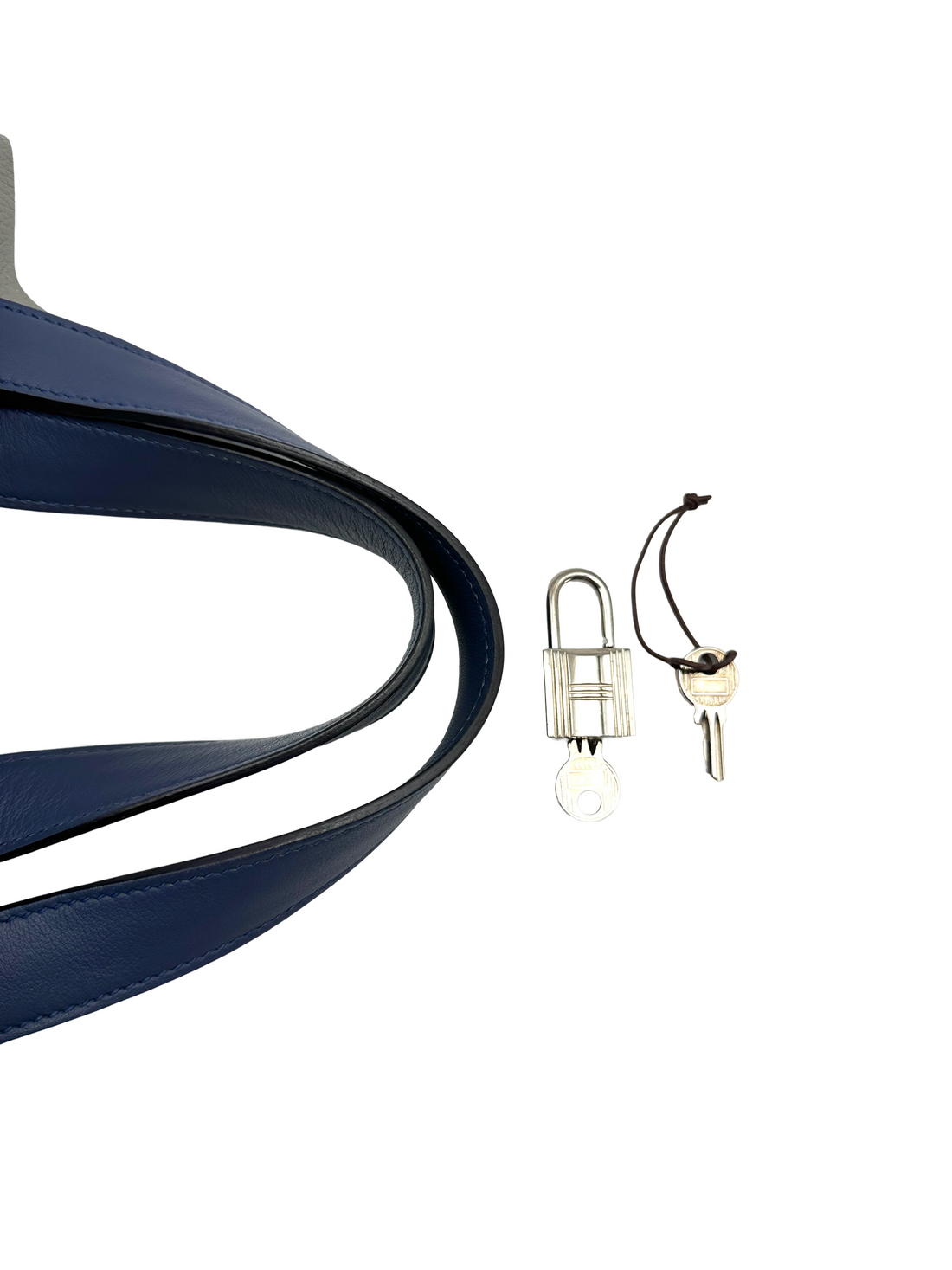 Hermès Picotin Lock 18 Eclat Gris Mouette / Bleu Agate Clemence PHW