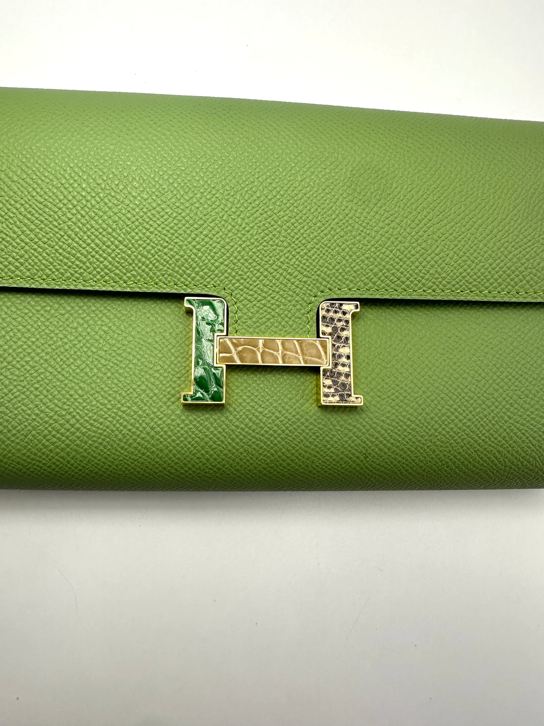 Hermès Constance To Go Vert Criquet Epsom Touch GHW