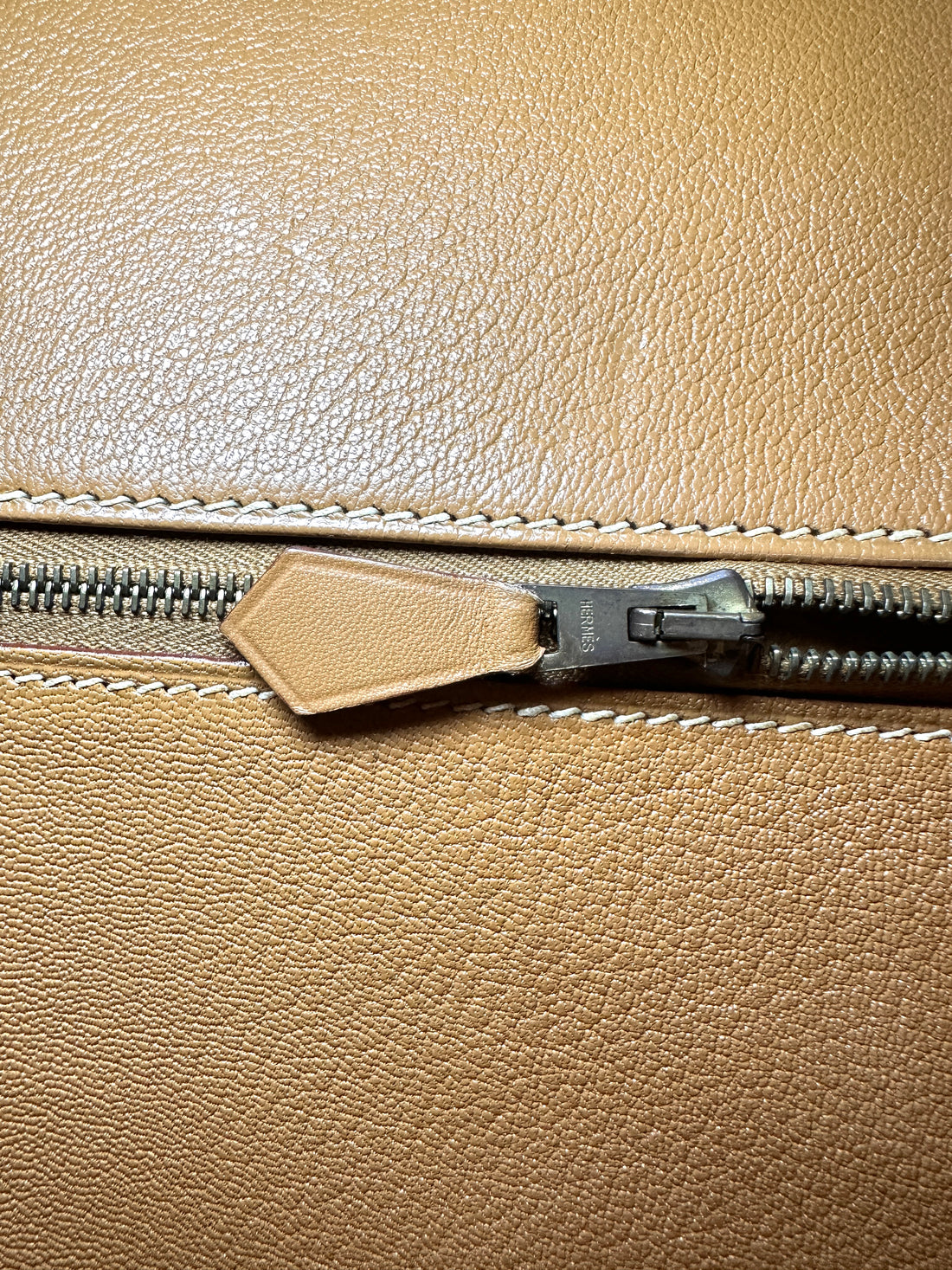 Hermes Birkin 35 Brown Chamonix Leather Handle Bag GHW