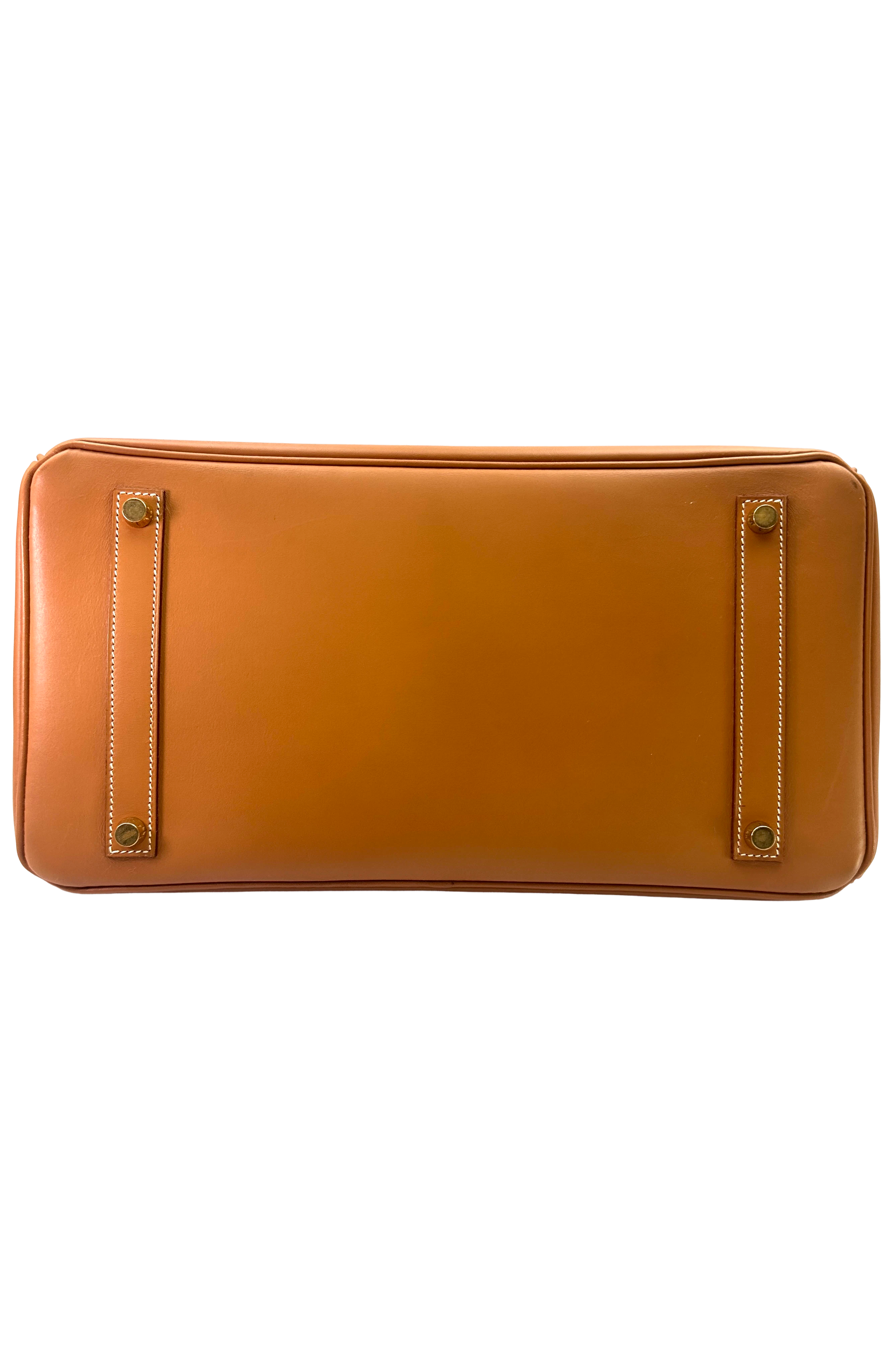 Hermes Birkin 35 Brown Chamonix Leather Handle Bag GHW