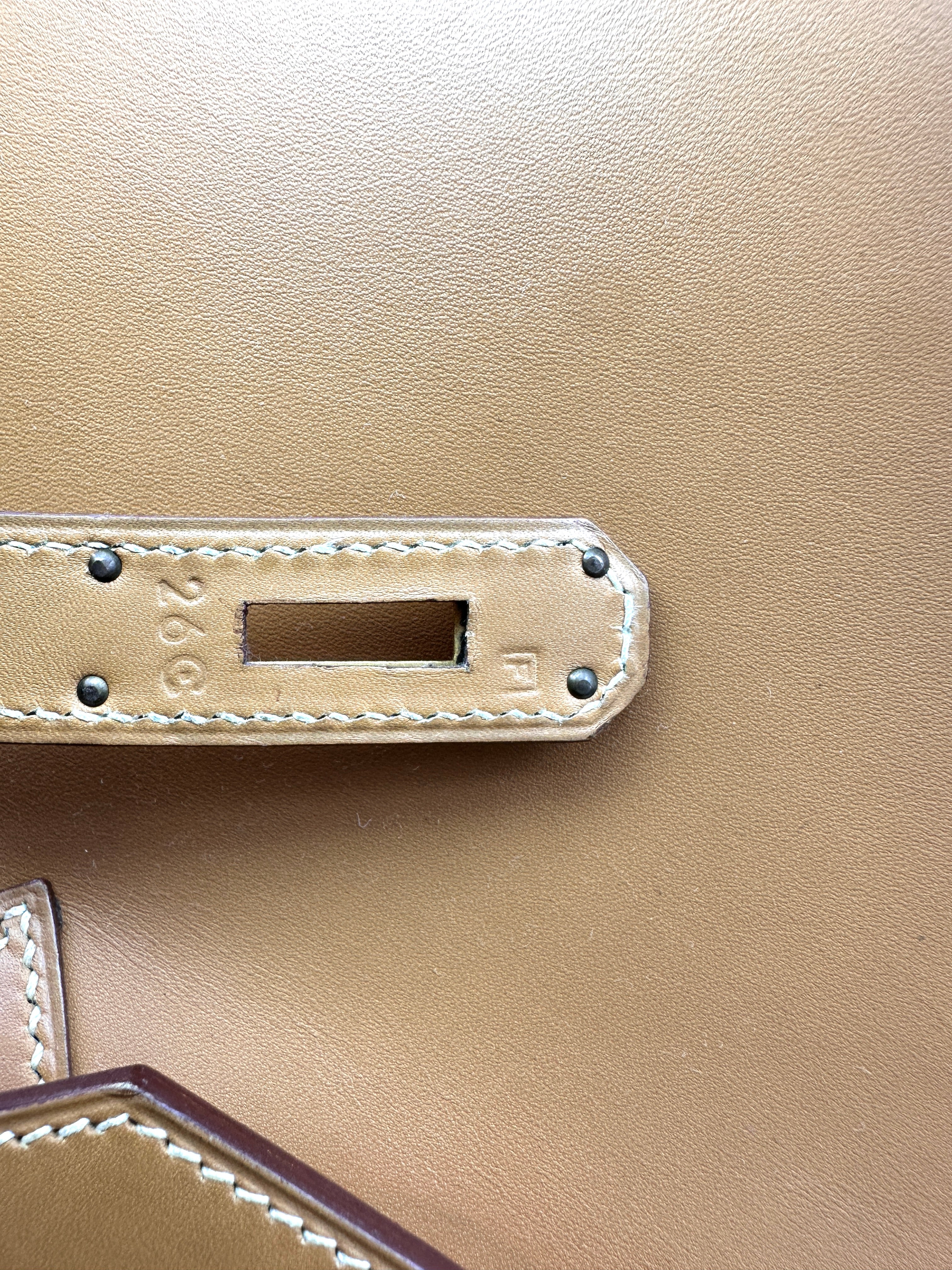 Hermes Birkin 35 Brown Chamonix Leather Handle Bag GHW