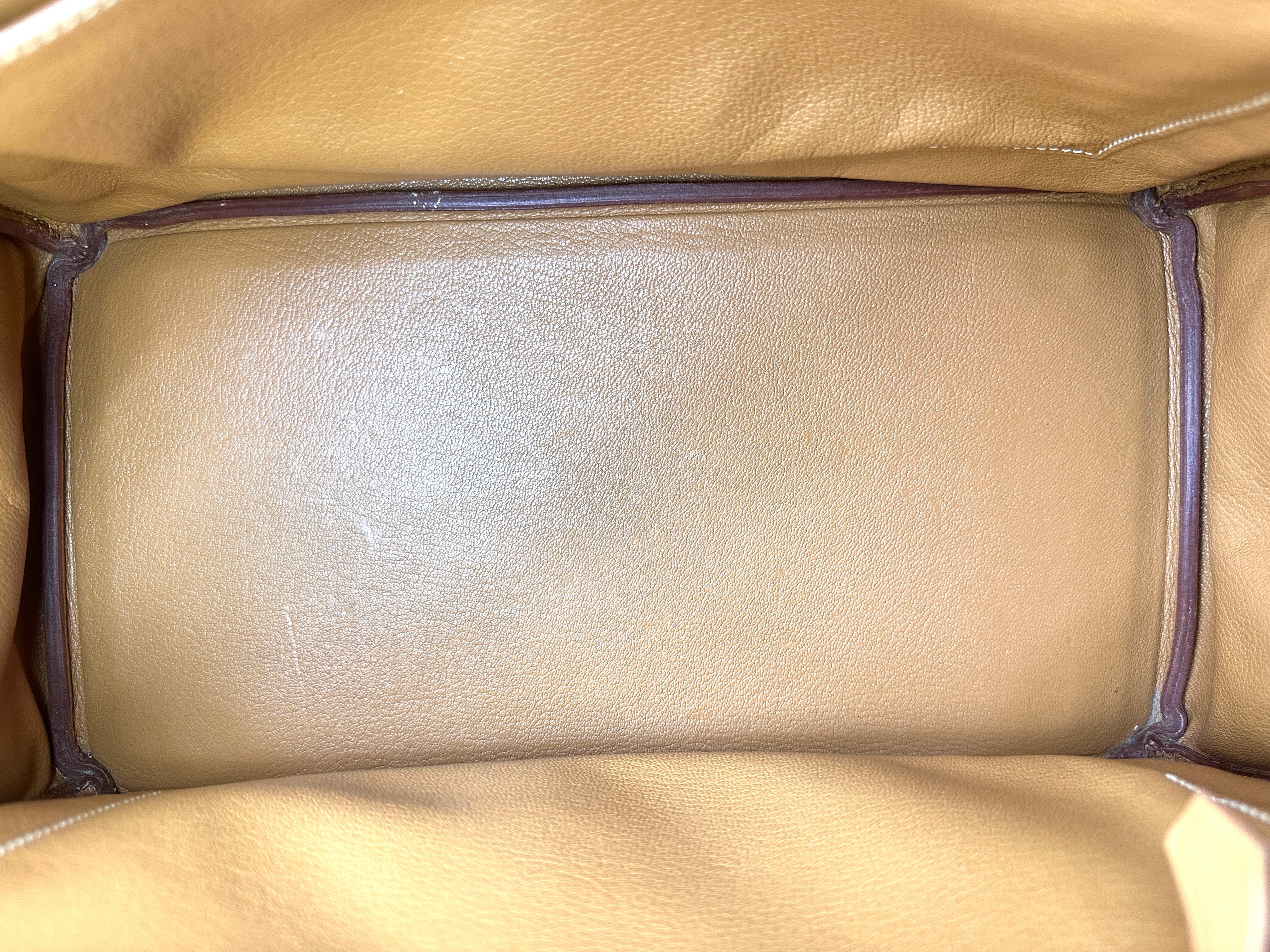 Hermes Birkin 35 Brown Chamonix Leather Handle Bag GHW