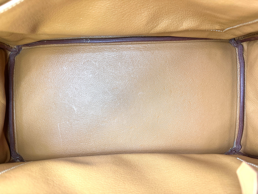 Hermes Birkin 35 Brown Chamonix Leather Handle Bag GHW