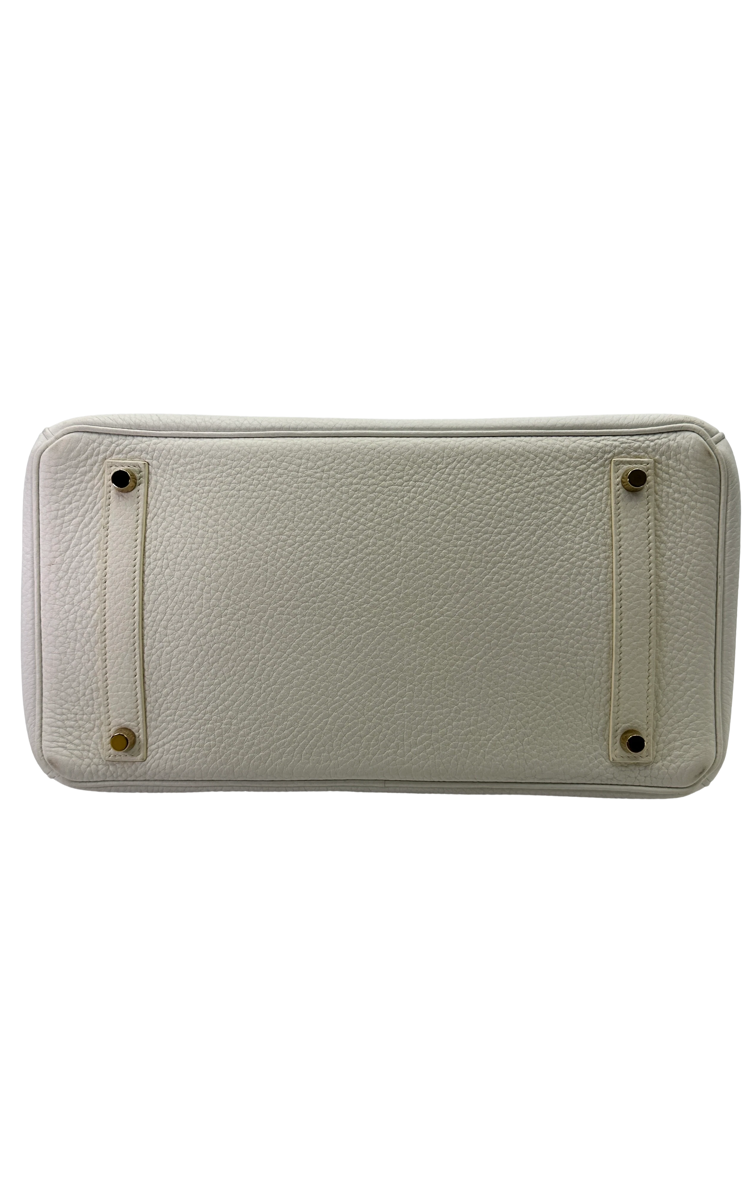 Hermès Birkin 35 Blanc Clemence GHW
