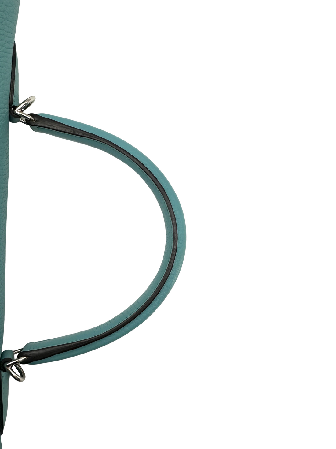 Hermès Kelly 35 Retourne Blue Atoll Clemence PHW