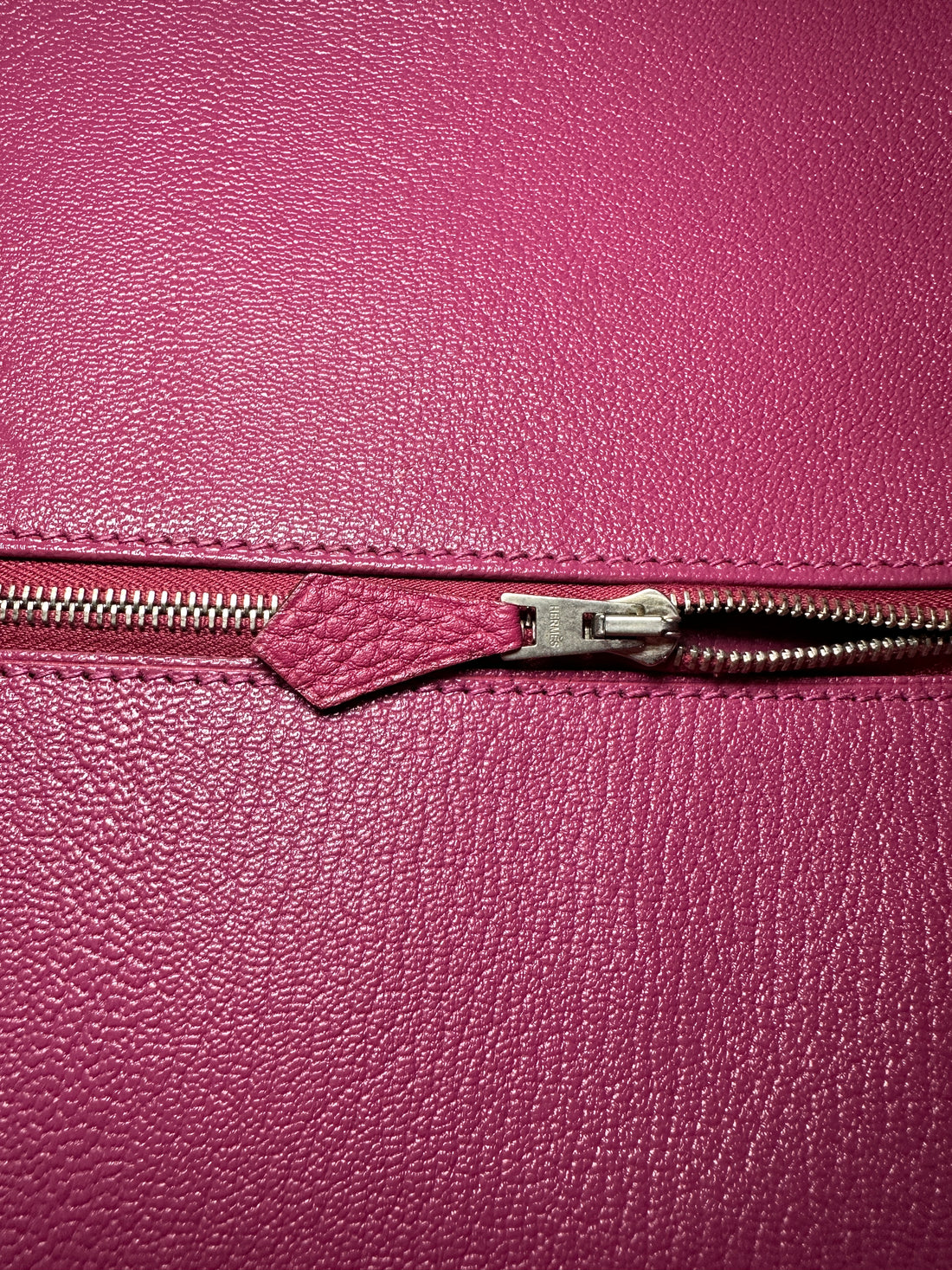 Hermès Birkin 35 Togo Rose Shocking PHW (T Stamp)