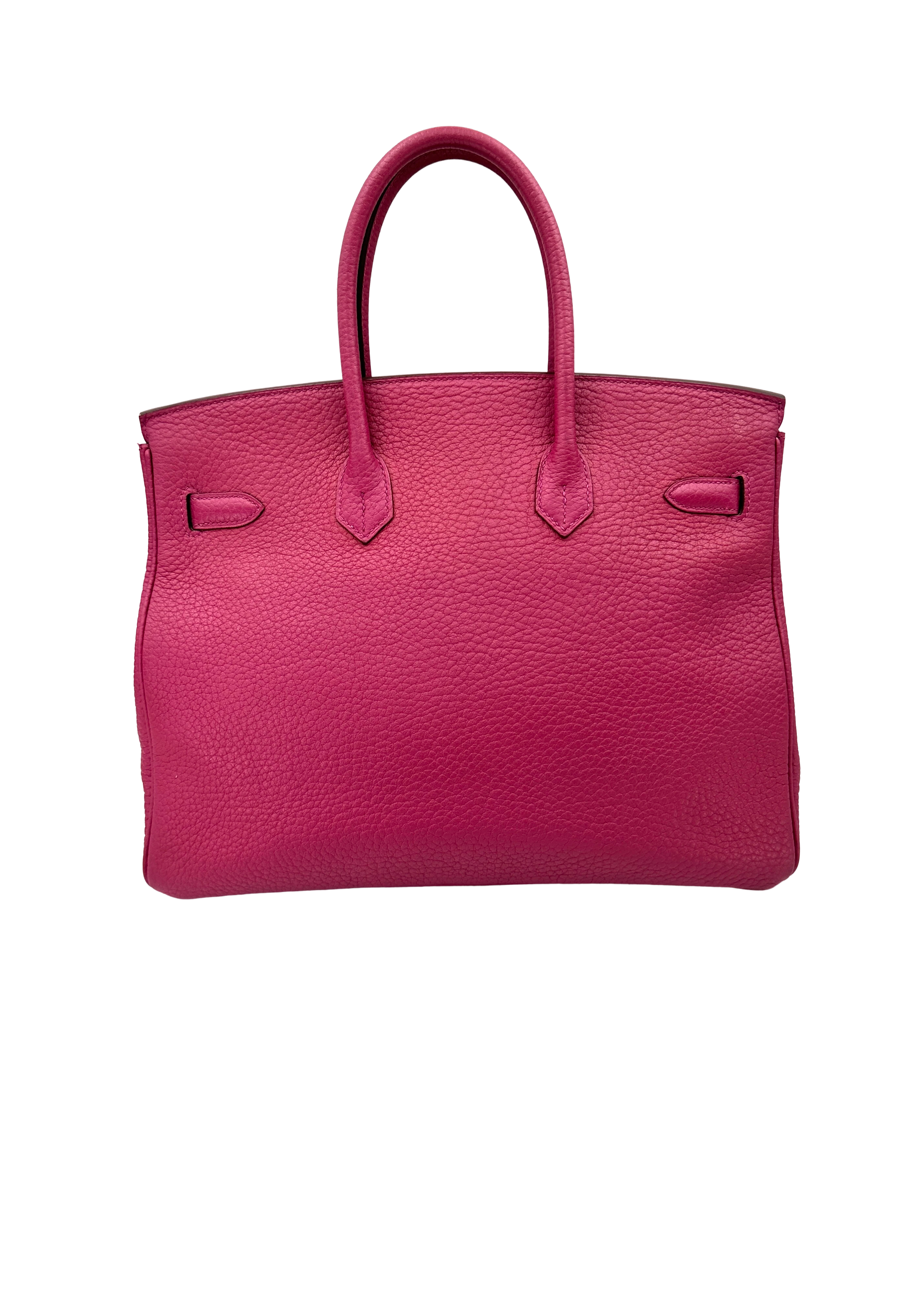 Hermès Birkin 35 Togo Rose Shocking PHW (T Stamp)