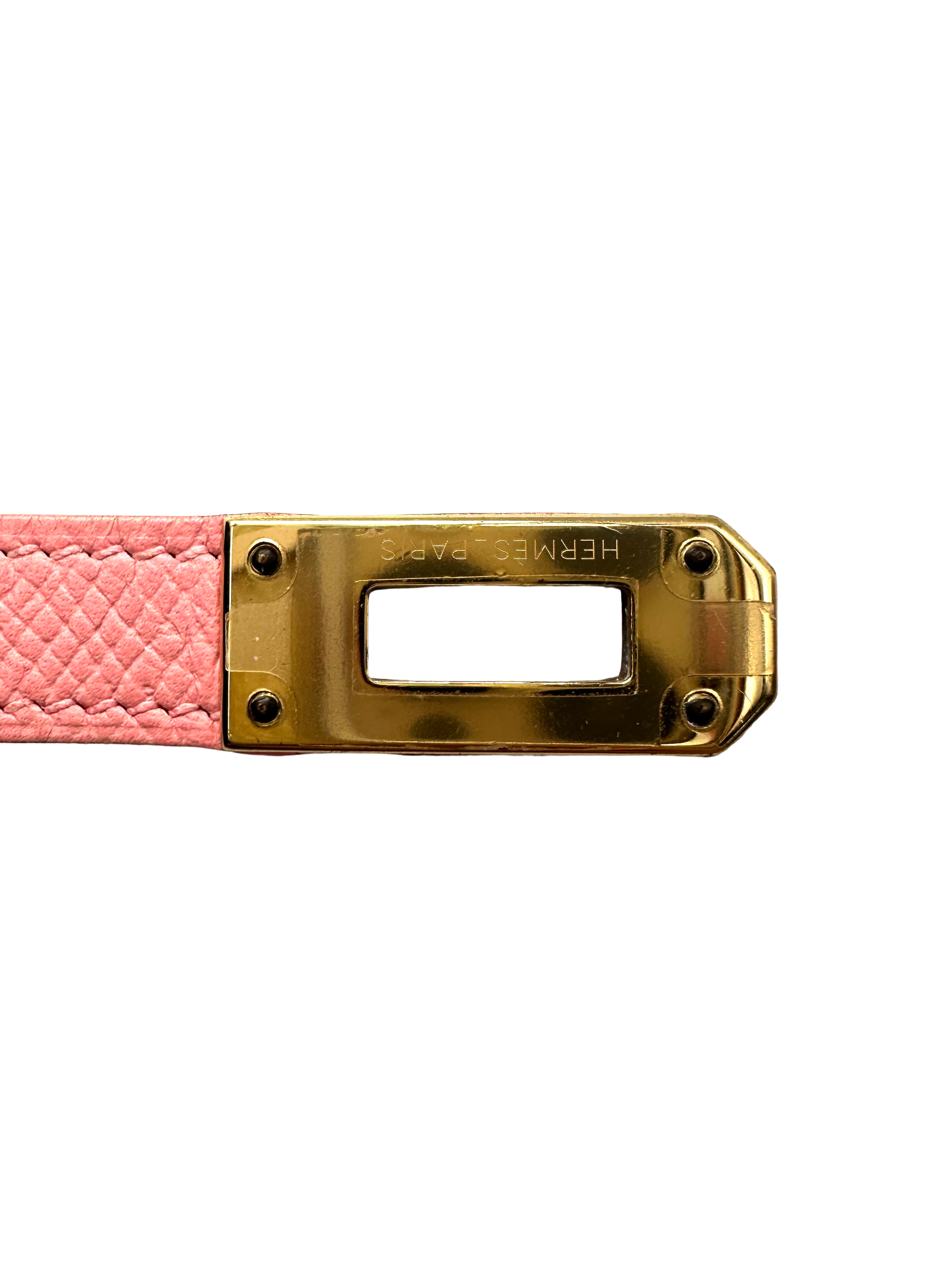 Hermès Kelly Classic Long Wallet Rose Sakura Epsom GHW