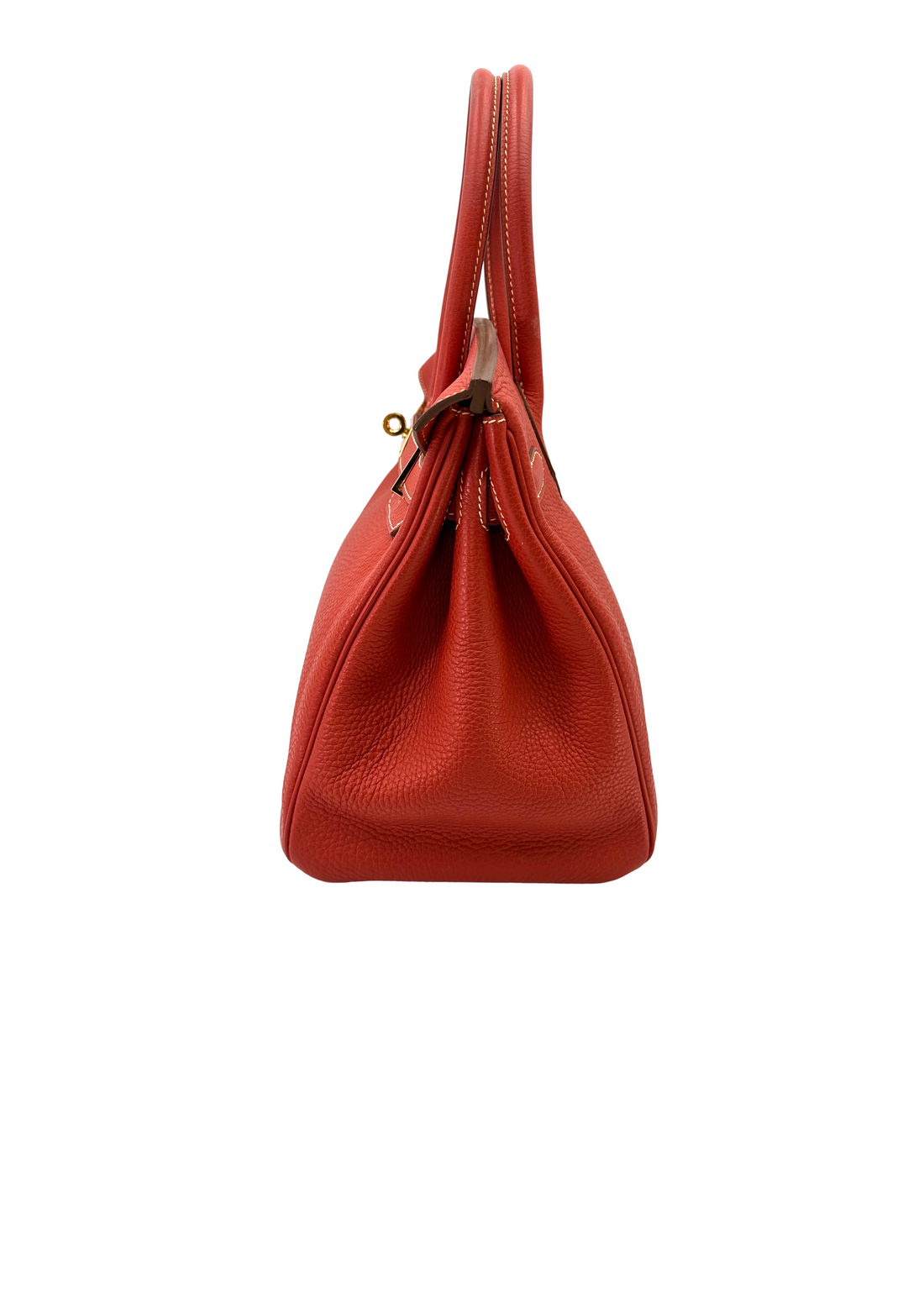 Hermès Birkin 30 Rouge Tomate Togo GHW (Square O Stamp)