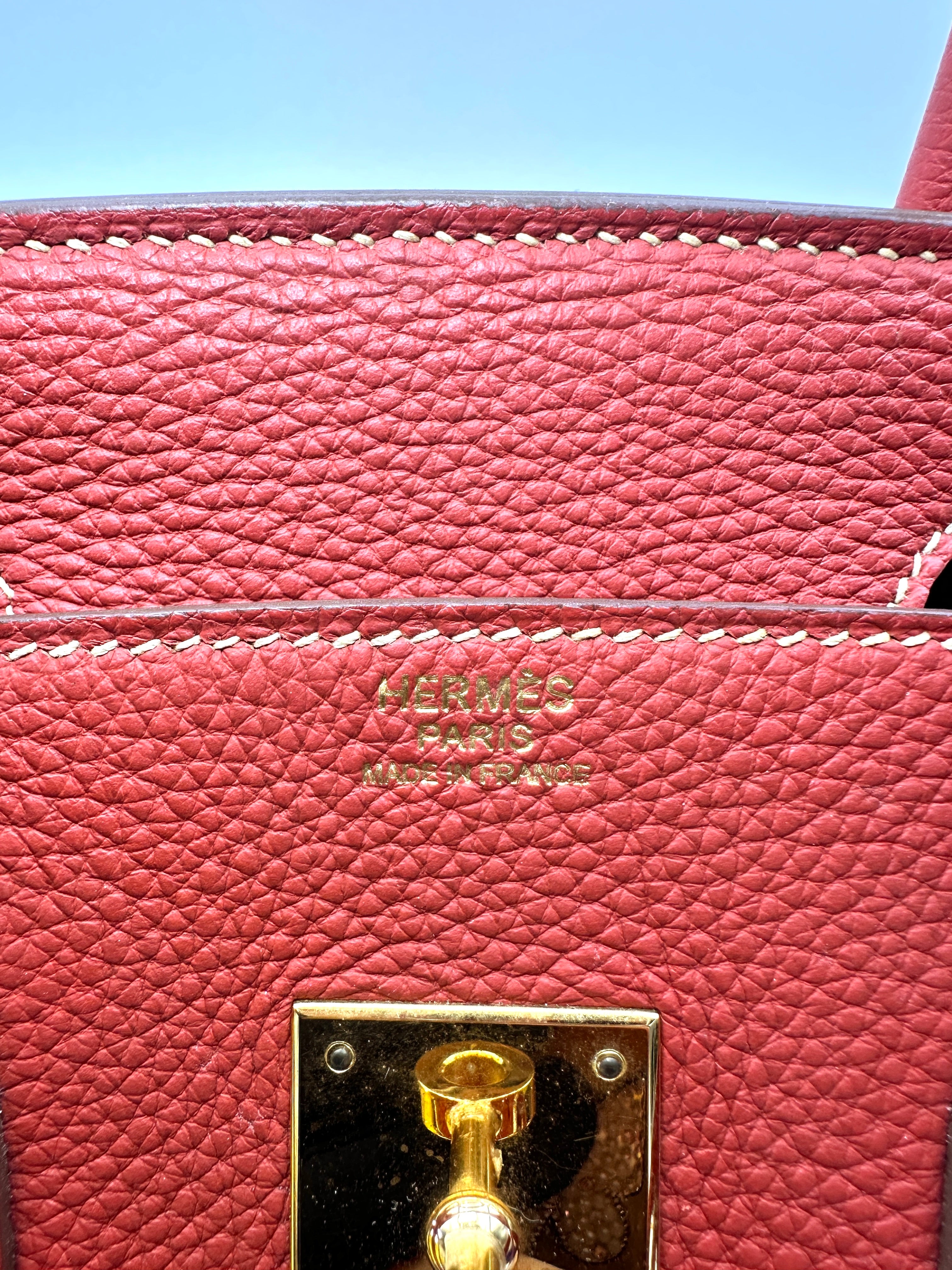 Hermès Birkin 30 Rouge Tomate Togo GHW (Square O Stamp)
