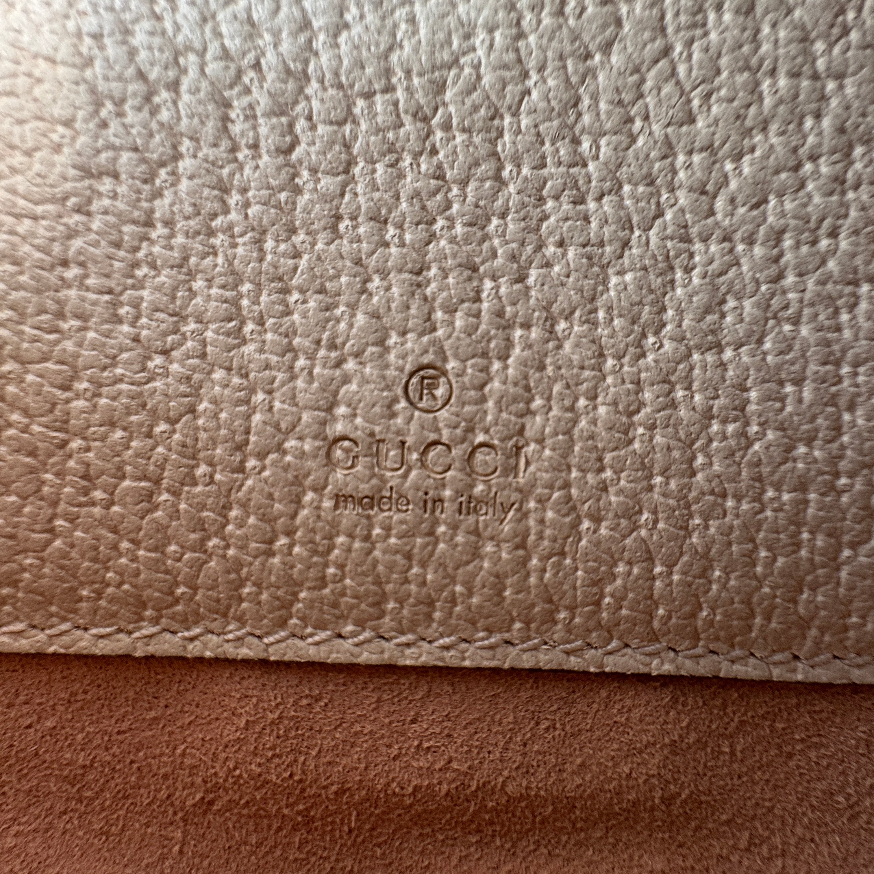 Gucci Ophidia Round White Backpack