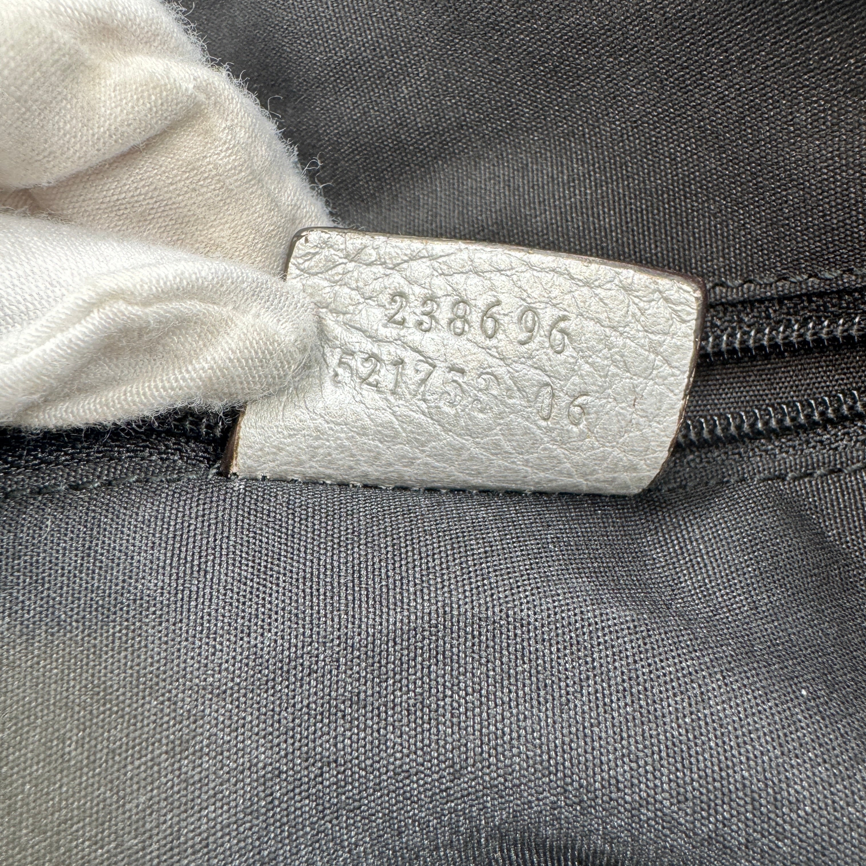 Gucci Silver GG Tote