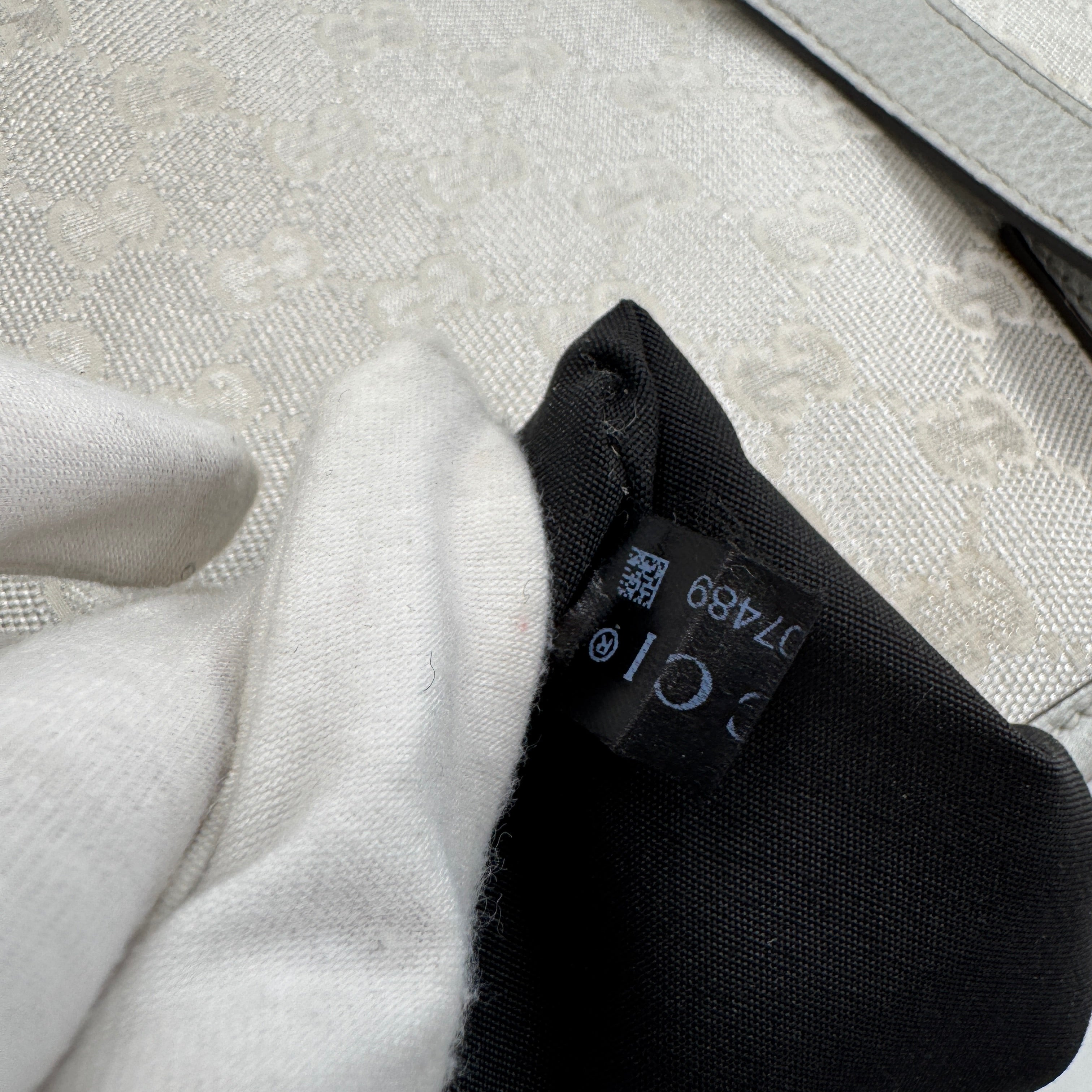 Gucci Silver GG Tote