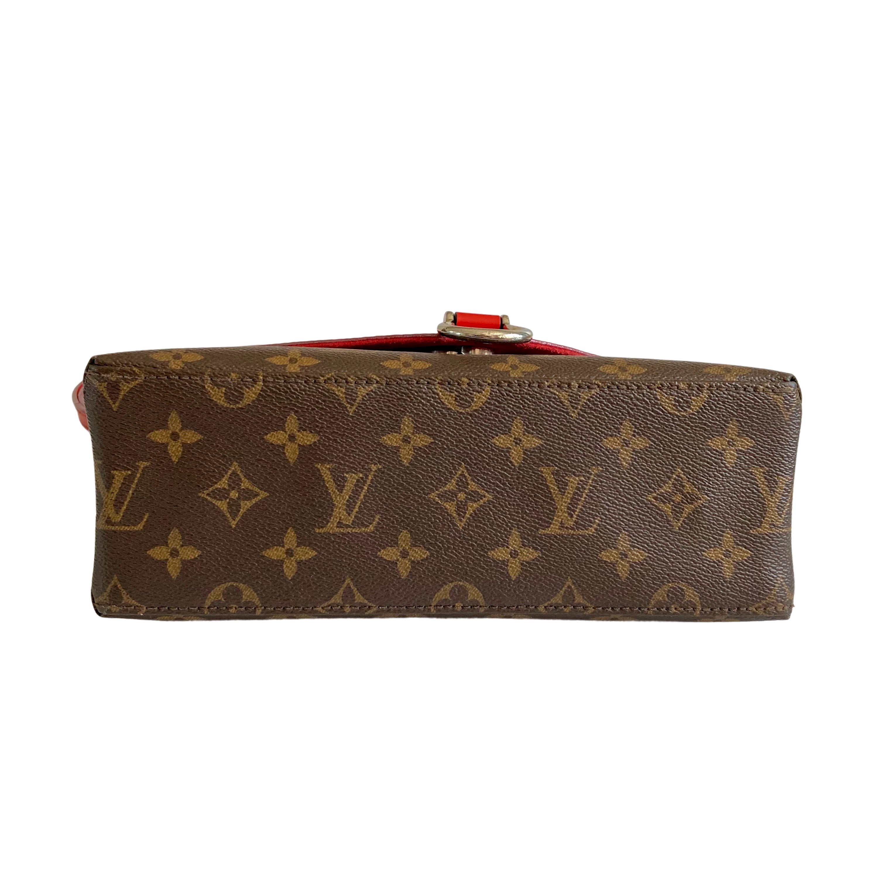 Louis Vuitton Monogram Epi Saint Michel Coquelicot