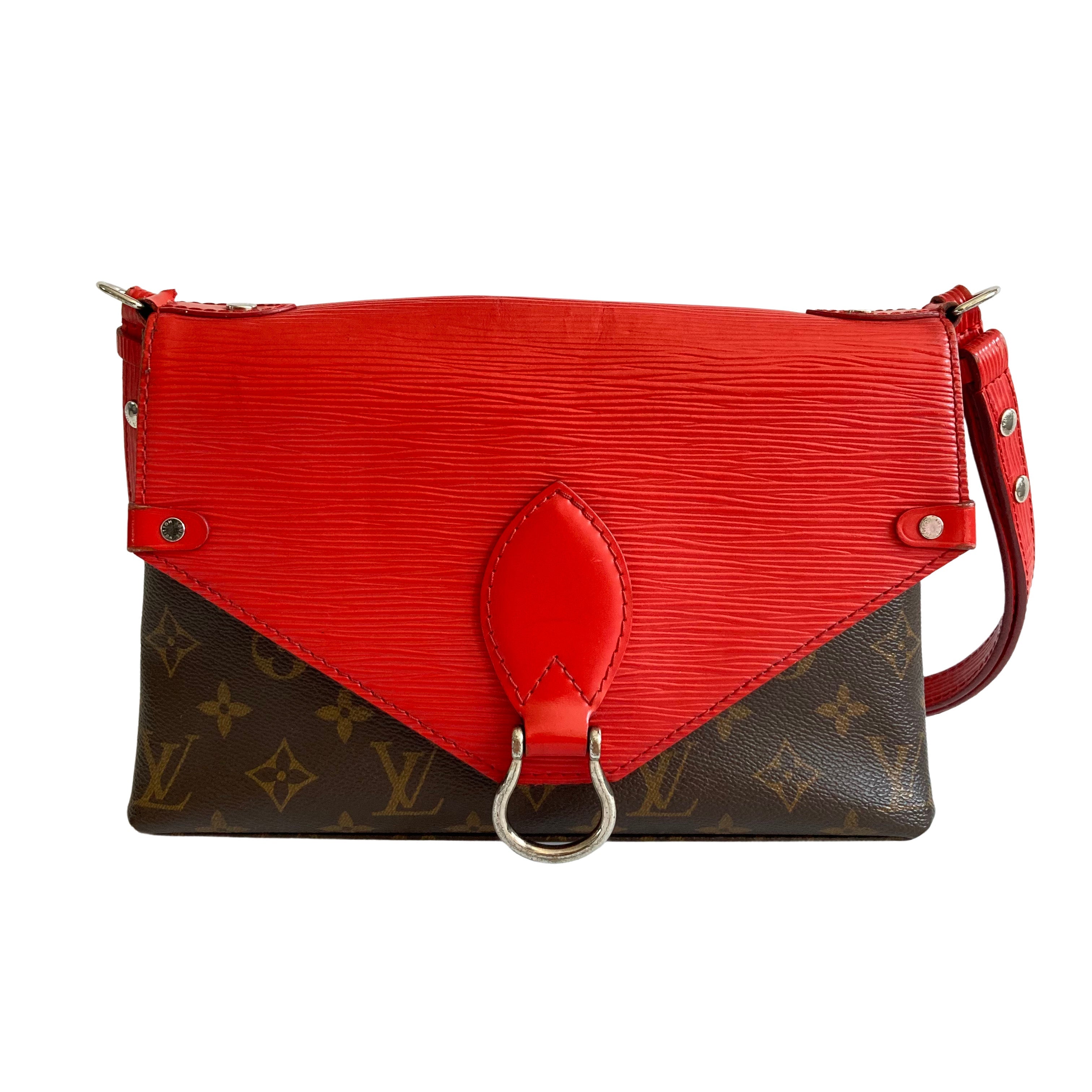 Louis Vuitton Monogram Epi Saint Michel Coquelicot