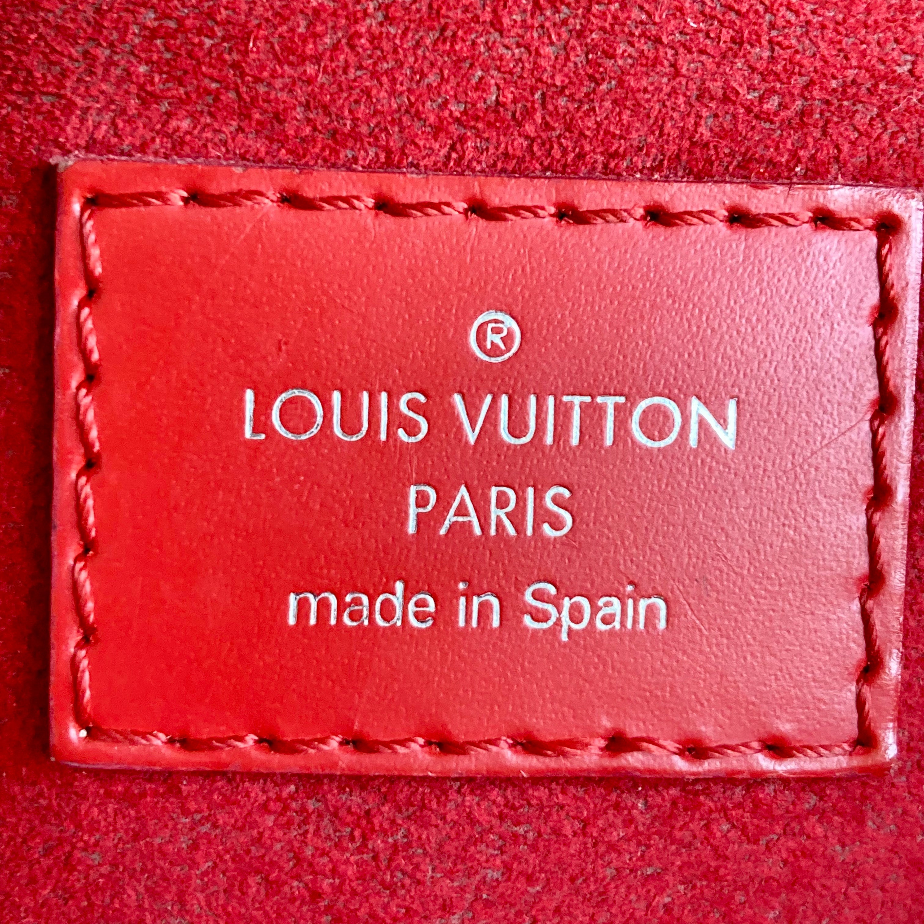 Louis Vuitton Monogram Epi Saint Michel Coquelicot