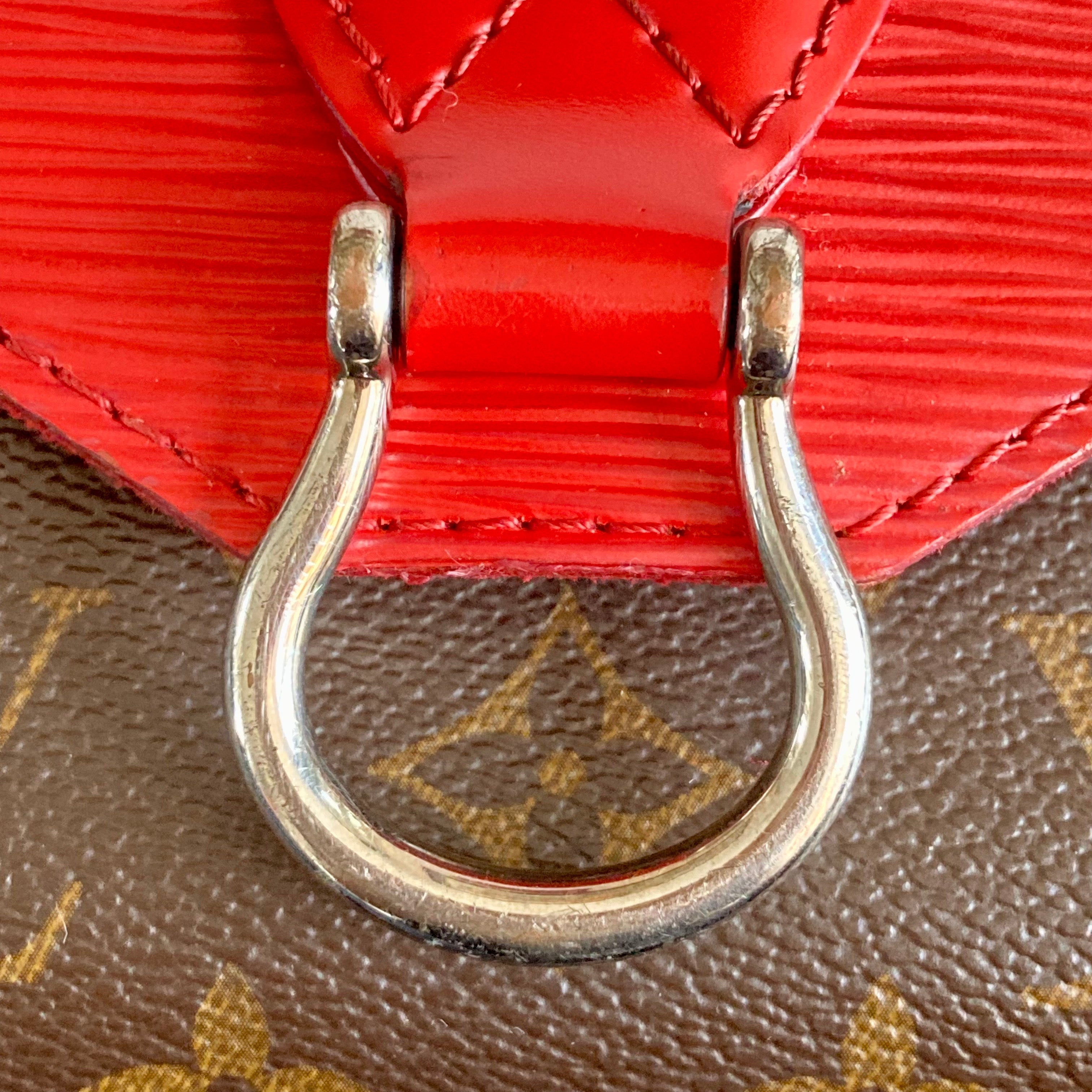 Louis Vuitton Monogram Epi Saint Michel Coquelicot