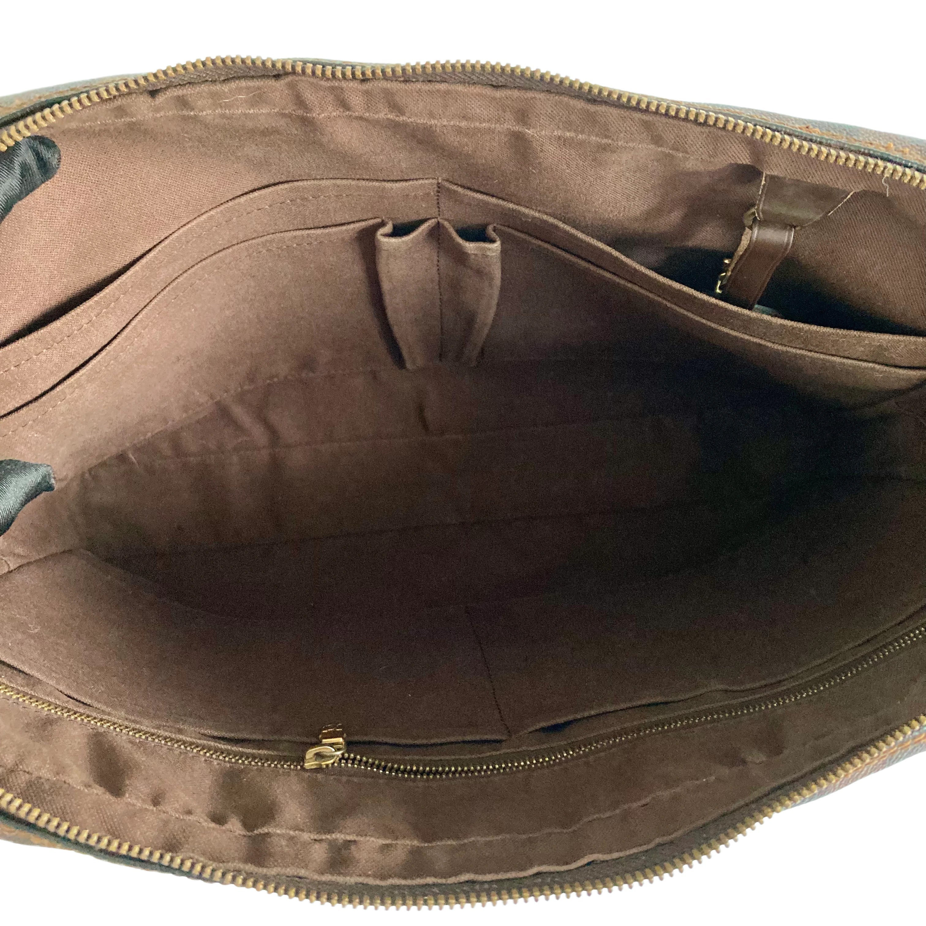 Louis Vuitton Damier Ebene Porte Documents Voyage Bag