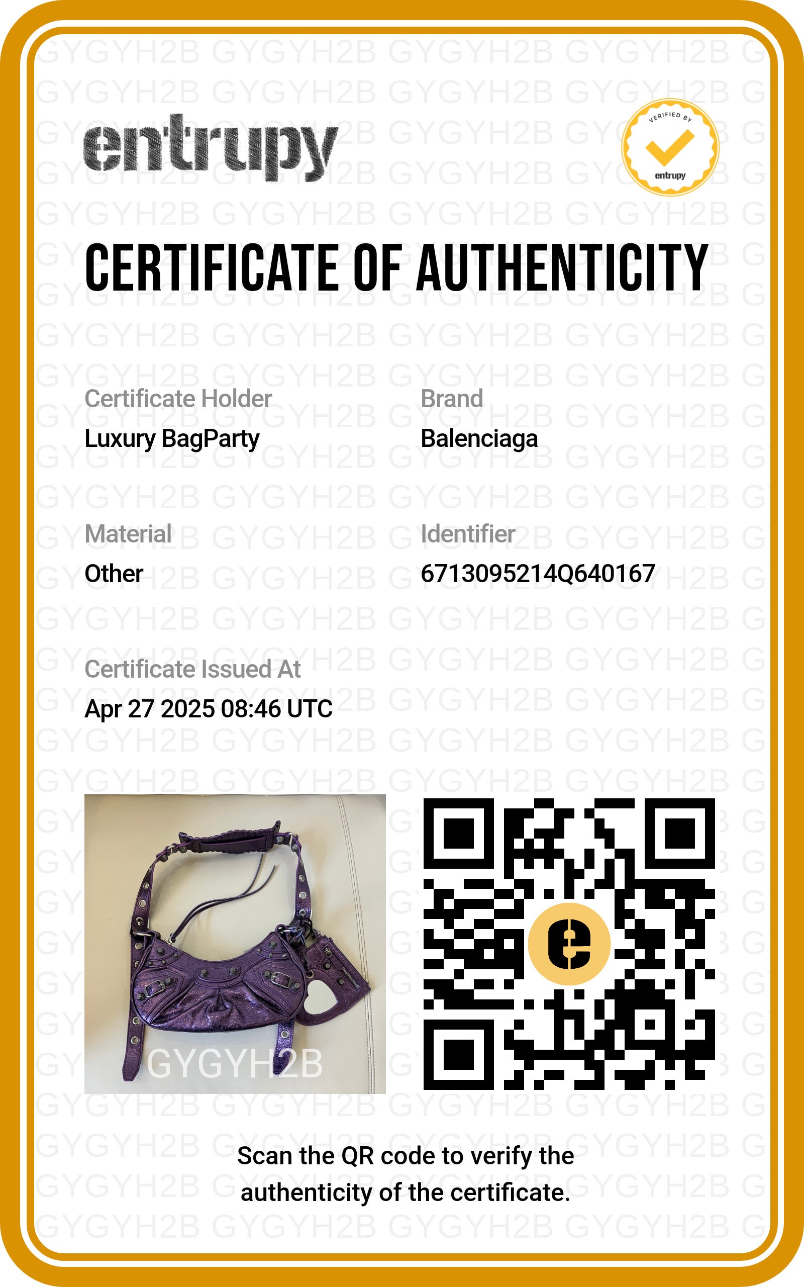 Balenciaga Metallic Agneau Arena Le Cagole Shoulder Bag XS Met Mauve