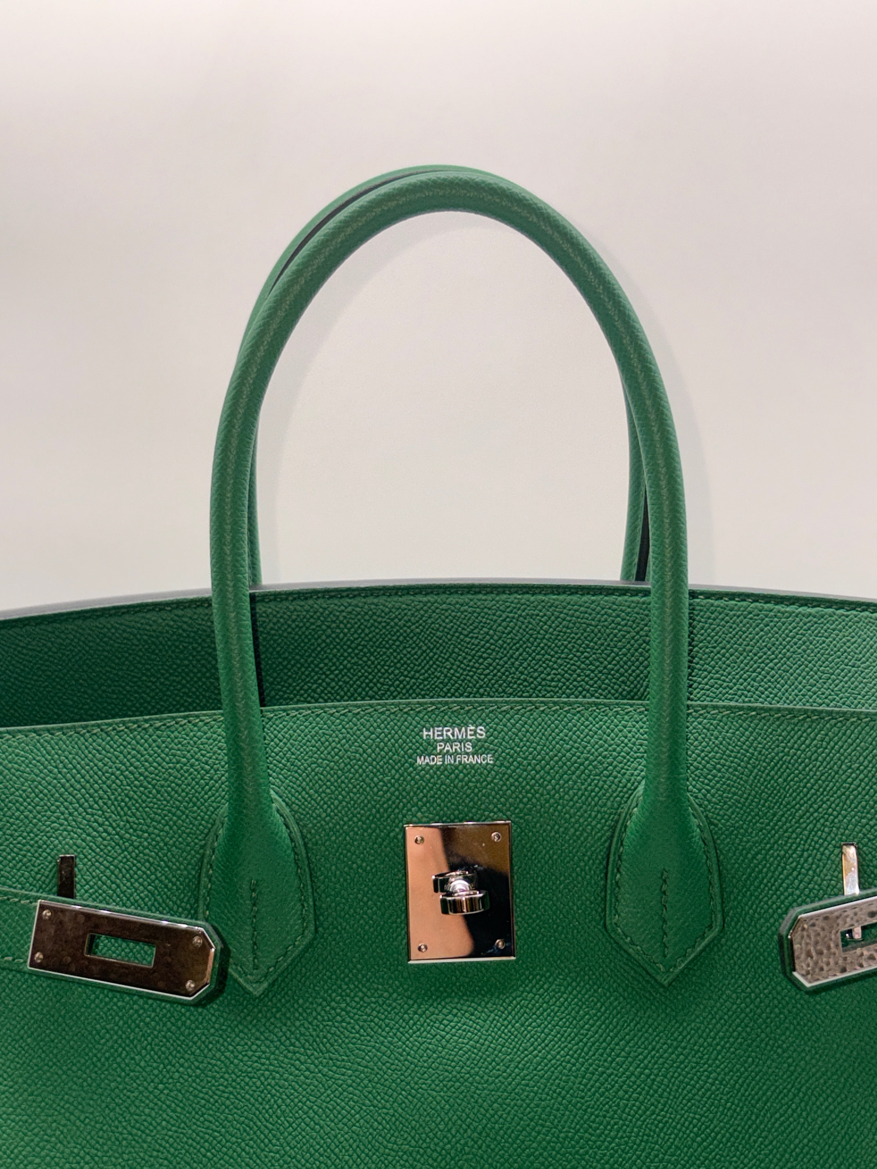 Hermès Birkin 35 Vert Vertigo Epsom GHW