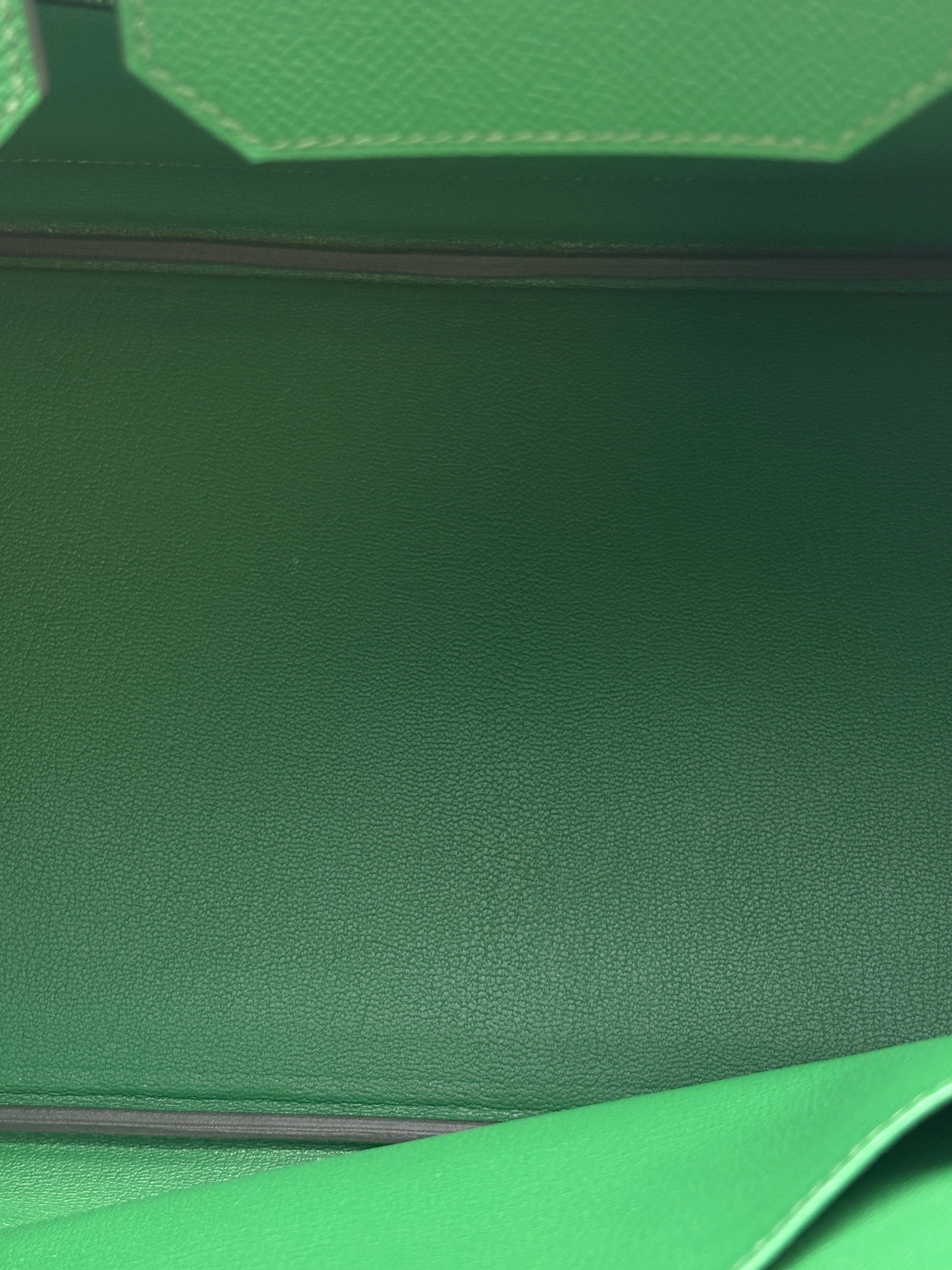 Hermès Birkin 35 Vert Vertigo Epsom GHW