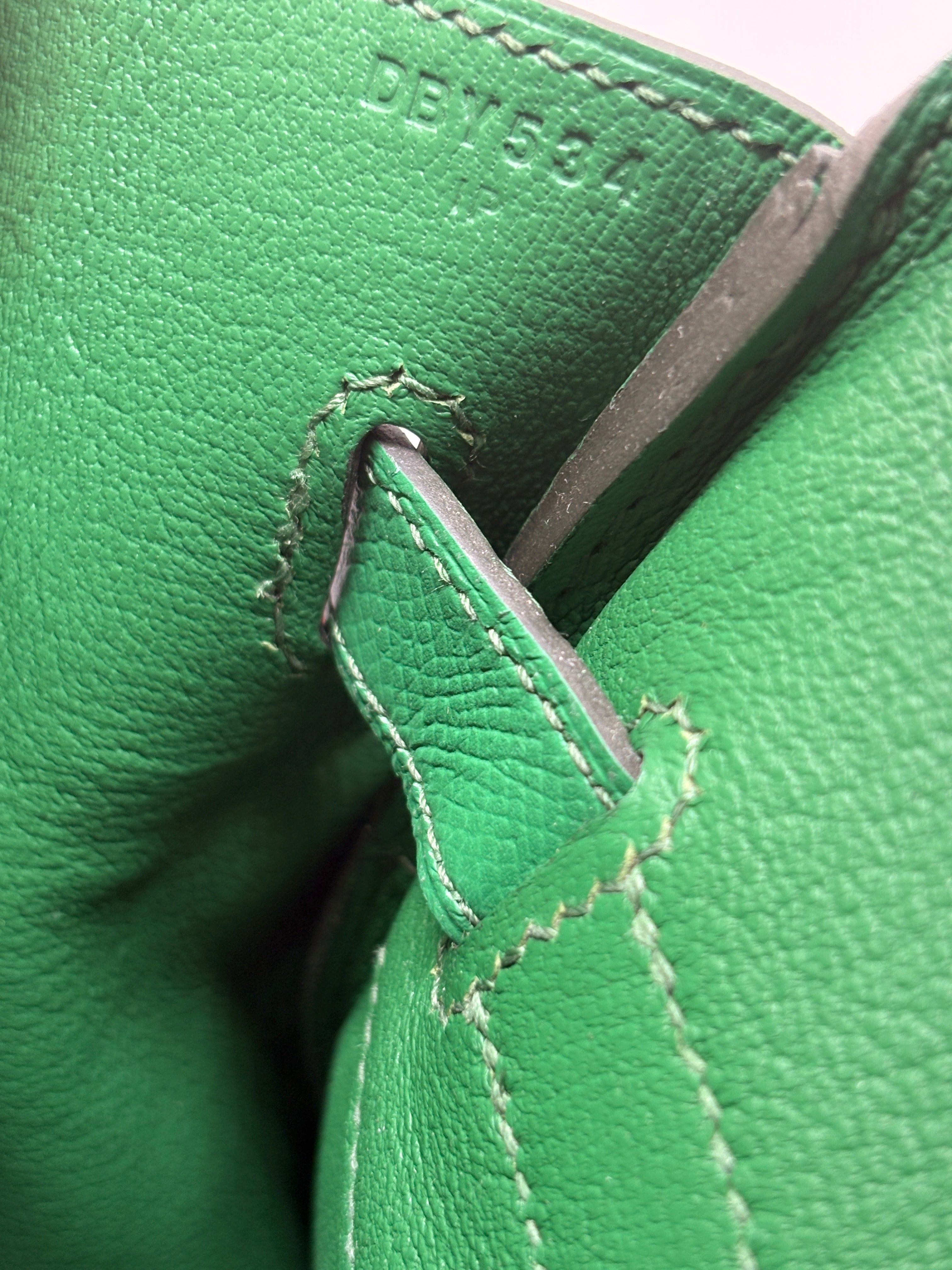 Hermès Birkin 35 Vert Vertigo Epsom GHW