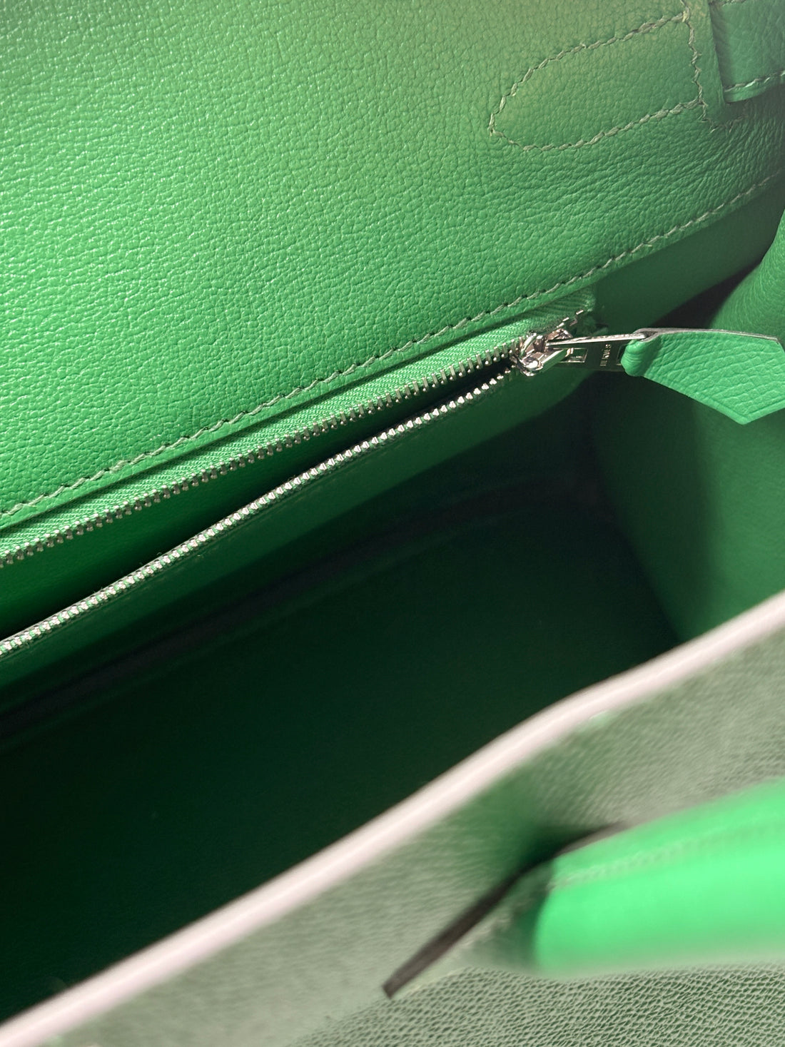Hermès Birkin 35 Vert Vertigo Epsom GHW