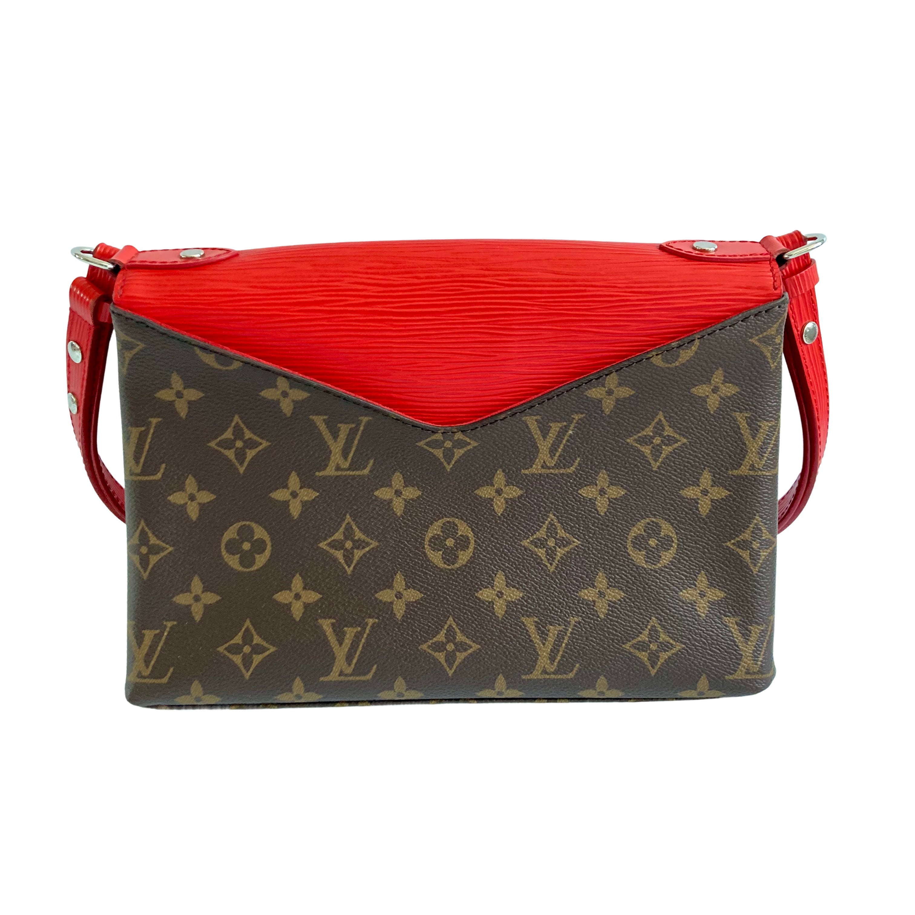 Louis Vuitton Epi Saint Michel Coquelicot Red