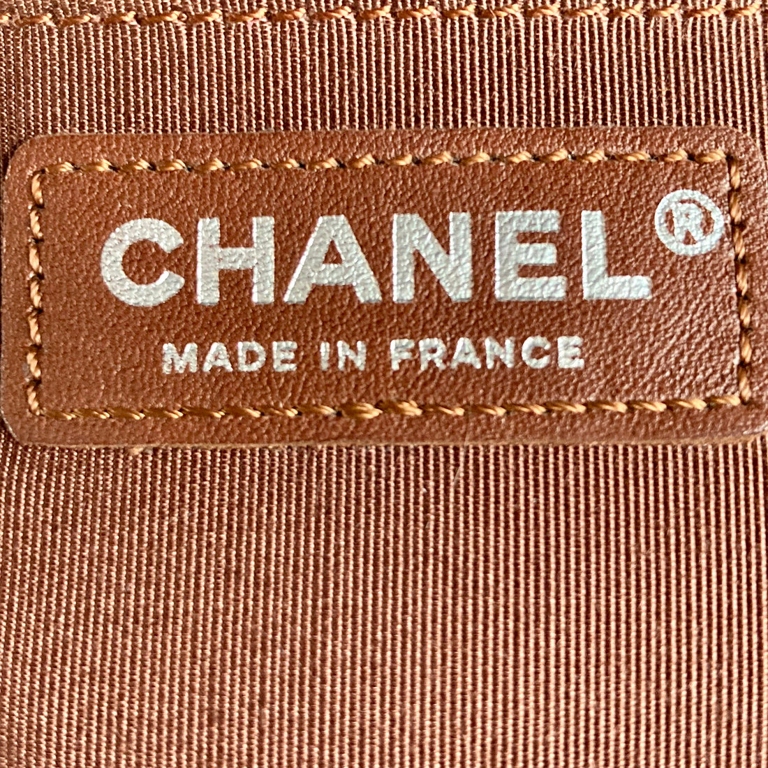 Chanel Boy Flap Bag Quilted Lambskin Medium Brown