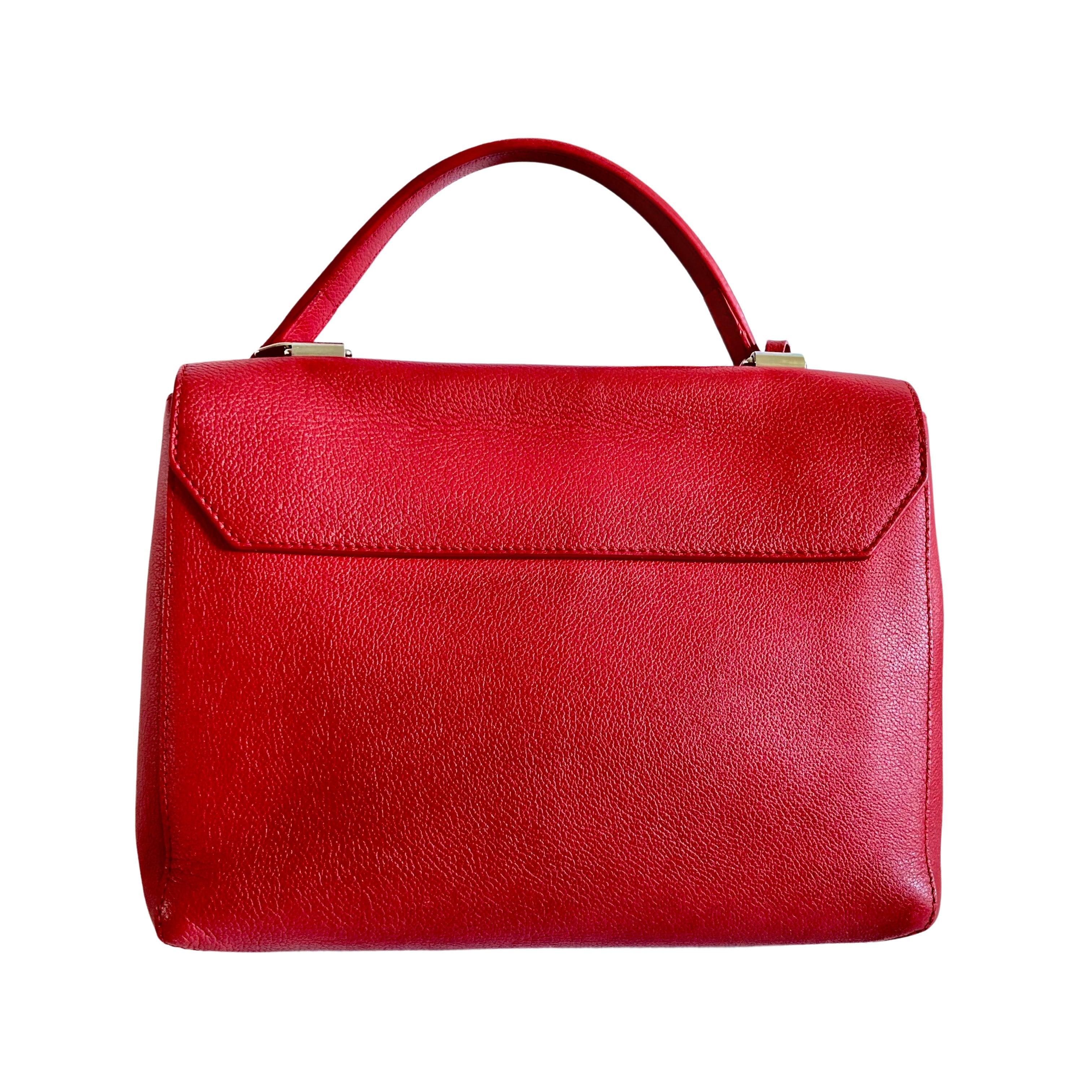 Louis Vuitton Lockme II Handbag Red