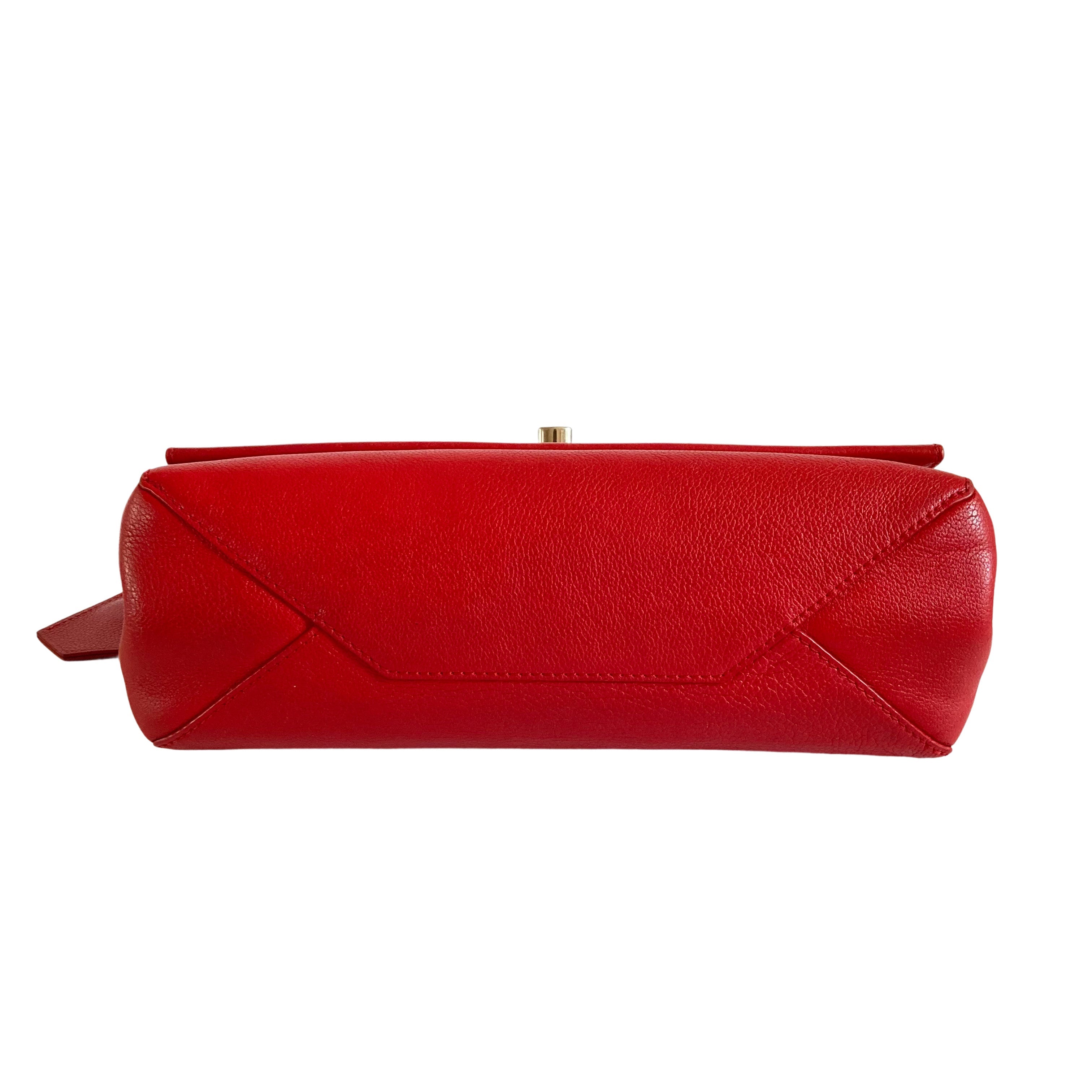 Louis Vuitton Lockme II Handbag Red