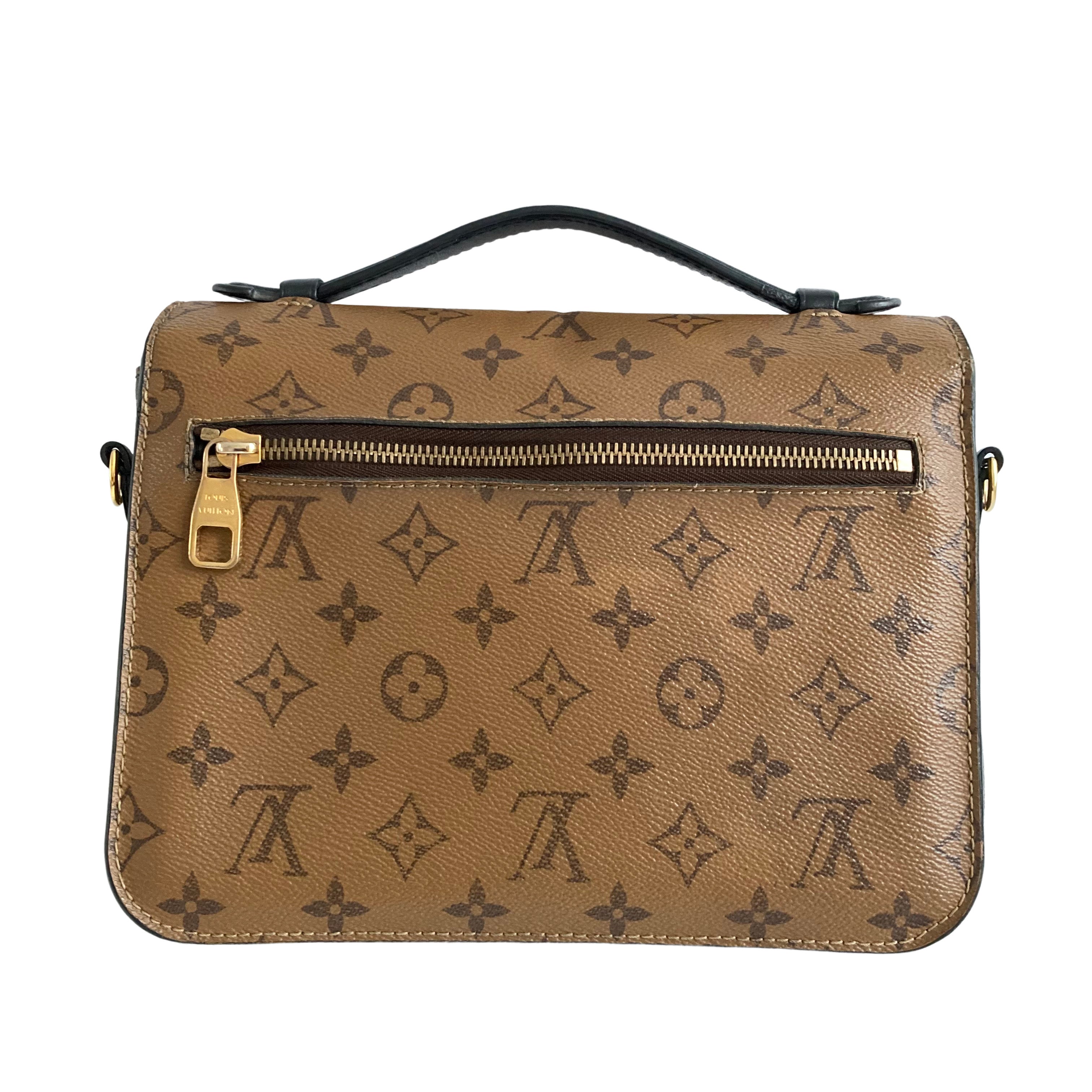 Louis Vuitton Classic Monogram Pochette Metis Monogram Reverse