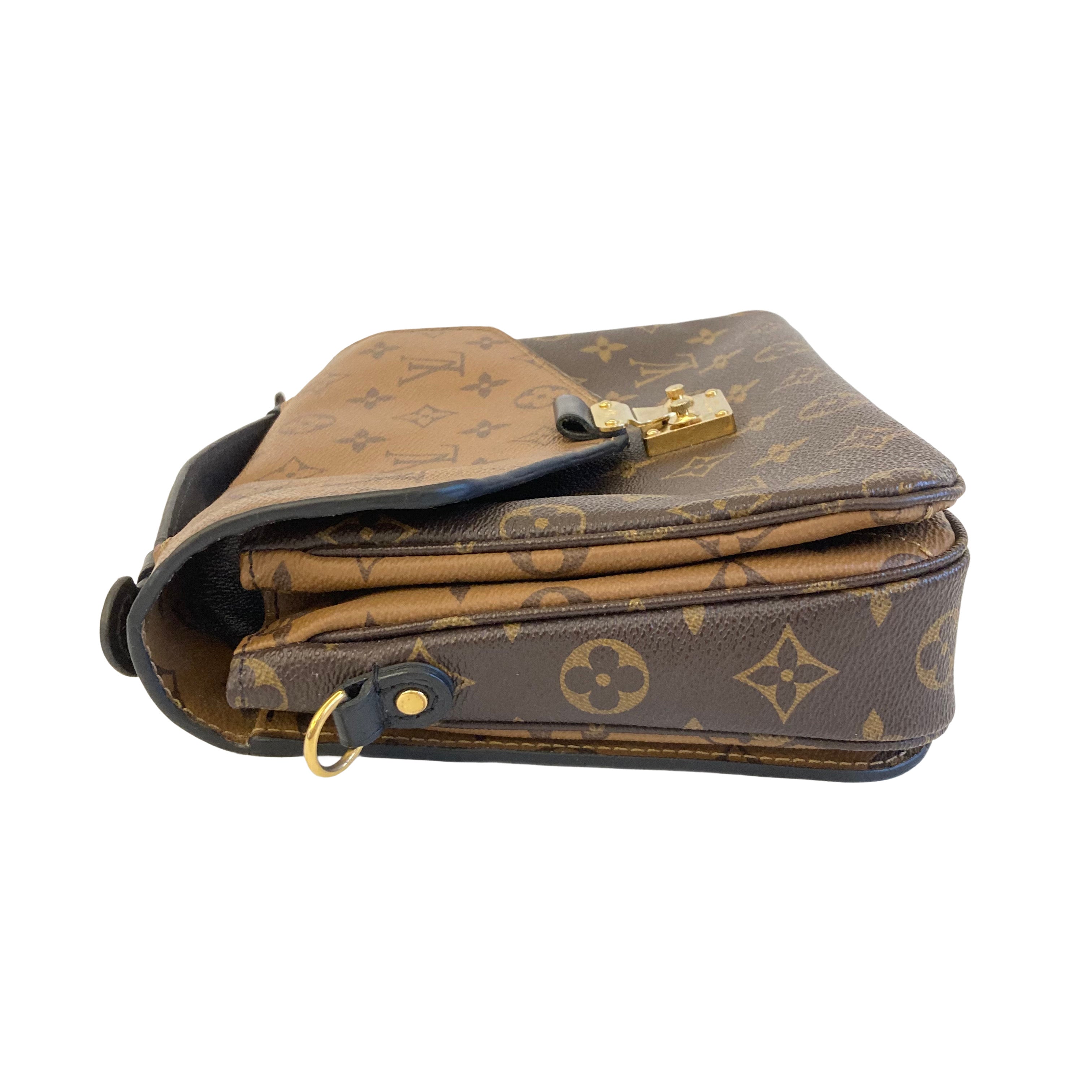 Louis Vuitton Classic Monogram Pochette Metis Monogram Reverse