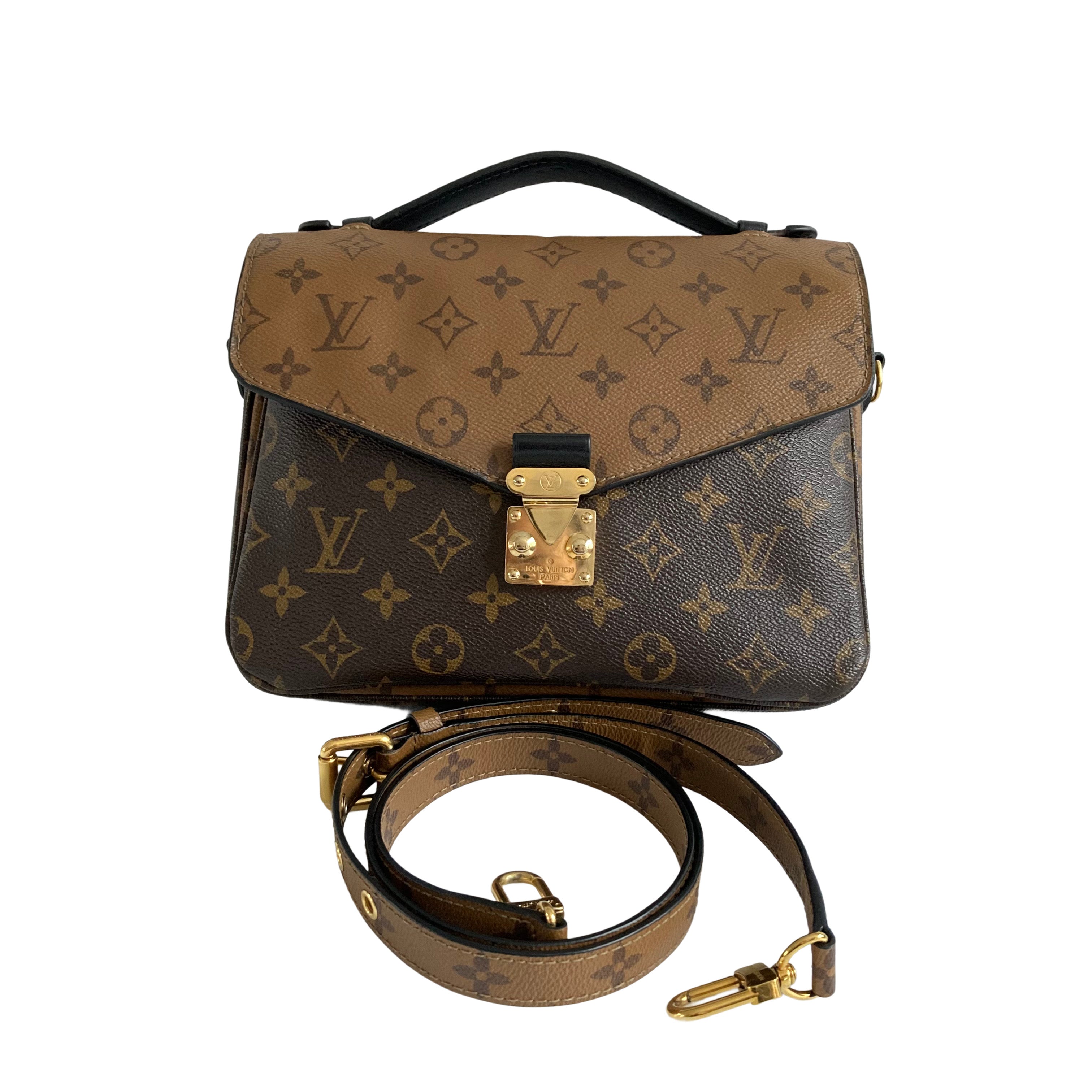Louis Vuitton Classic Monogram Pochette Metis Monogram Reverse