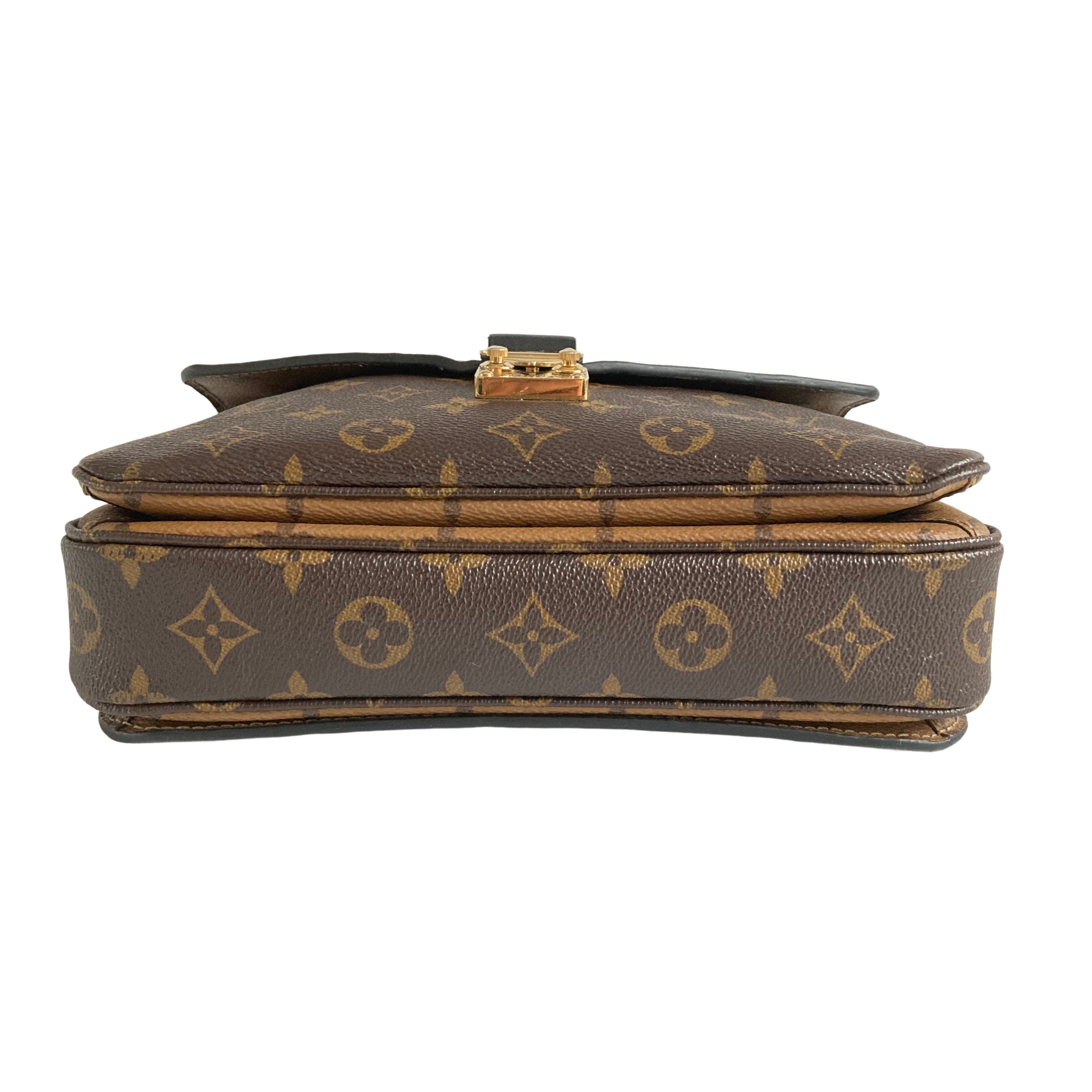 Louis Vuitton Classic Monogram Pochette Metis Monogram Reverse