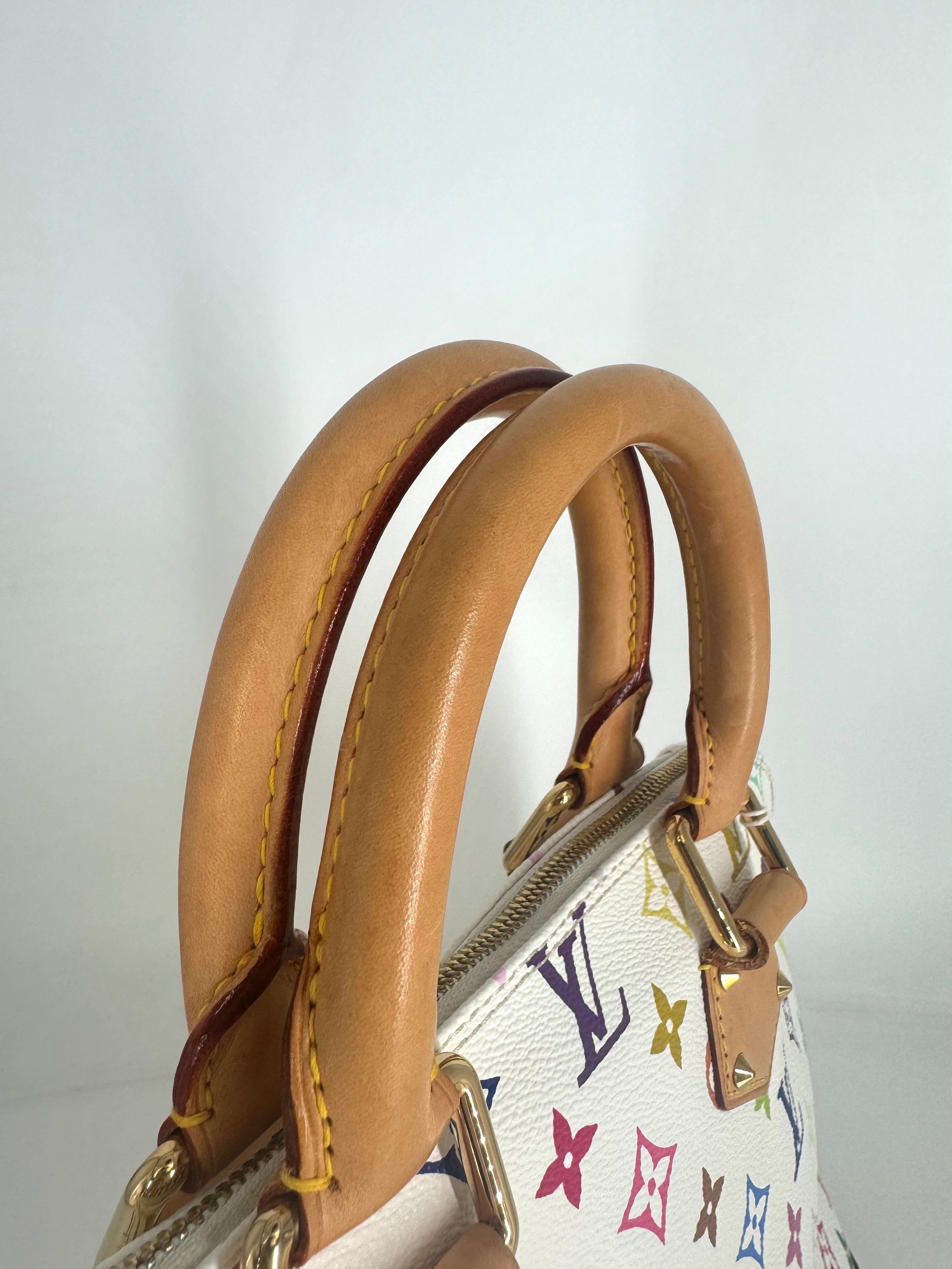 Louis Vuitton Murakami Multicolor Alma PM White