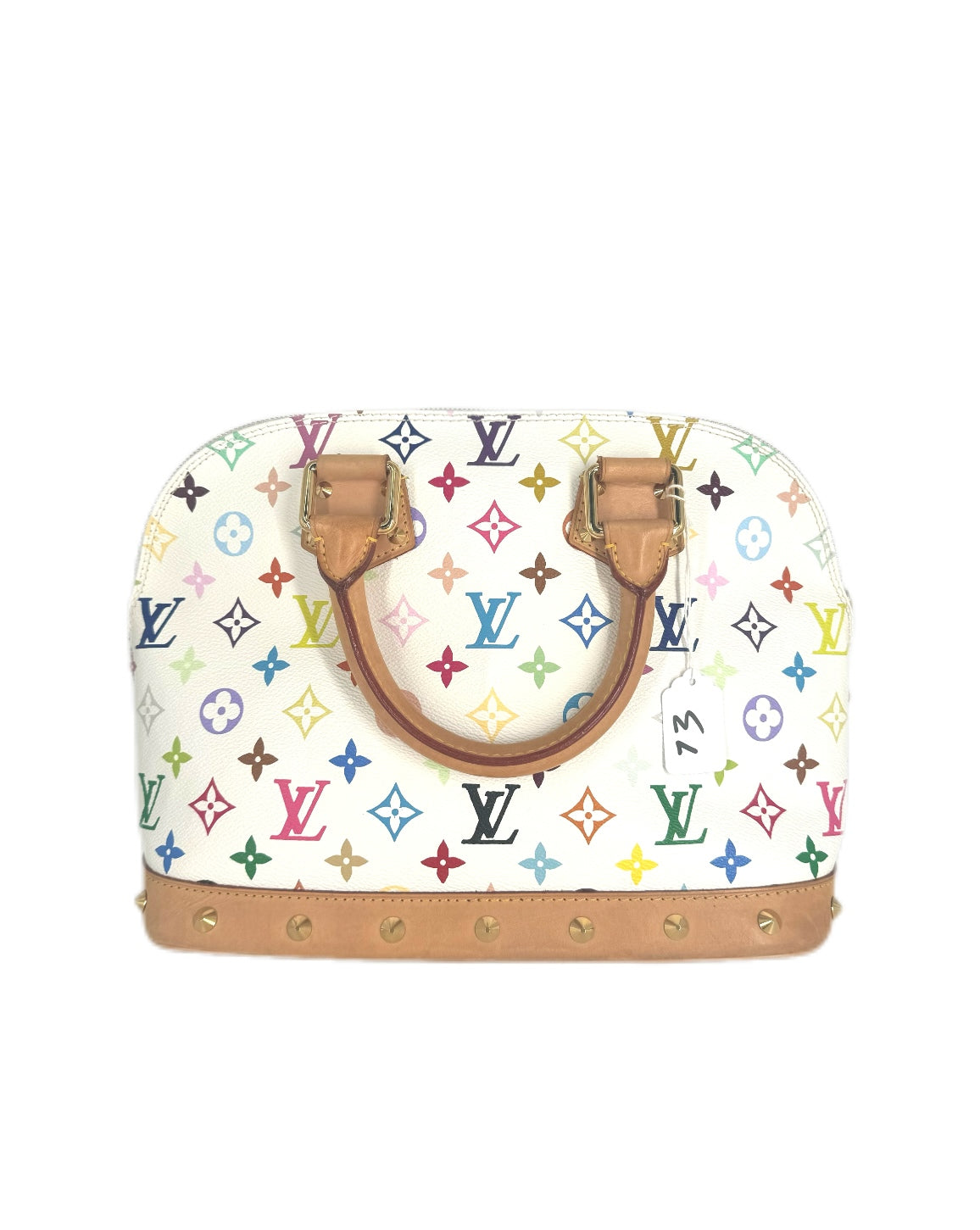 Louis Vuitton Murakami Multicolor Alma PM White