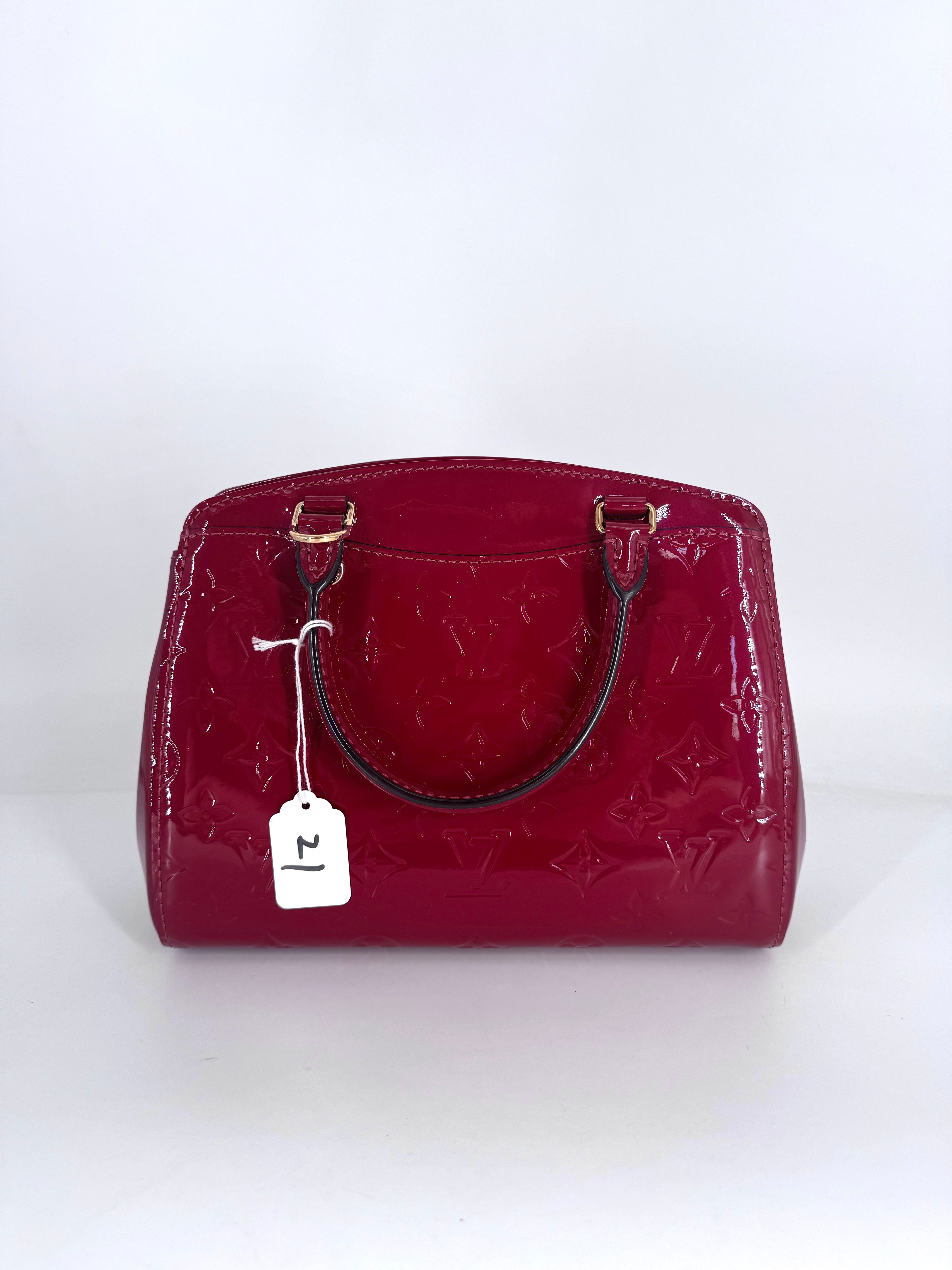 Louis Vuitton Magenta Monogram Vernis Brea