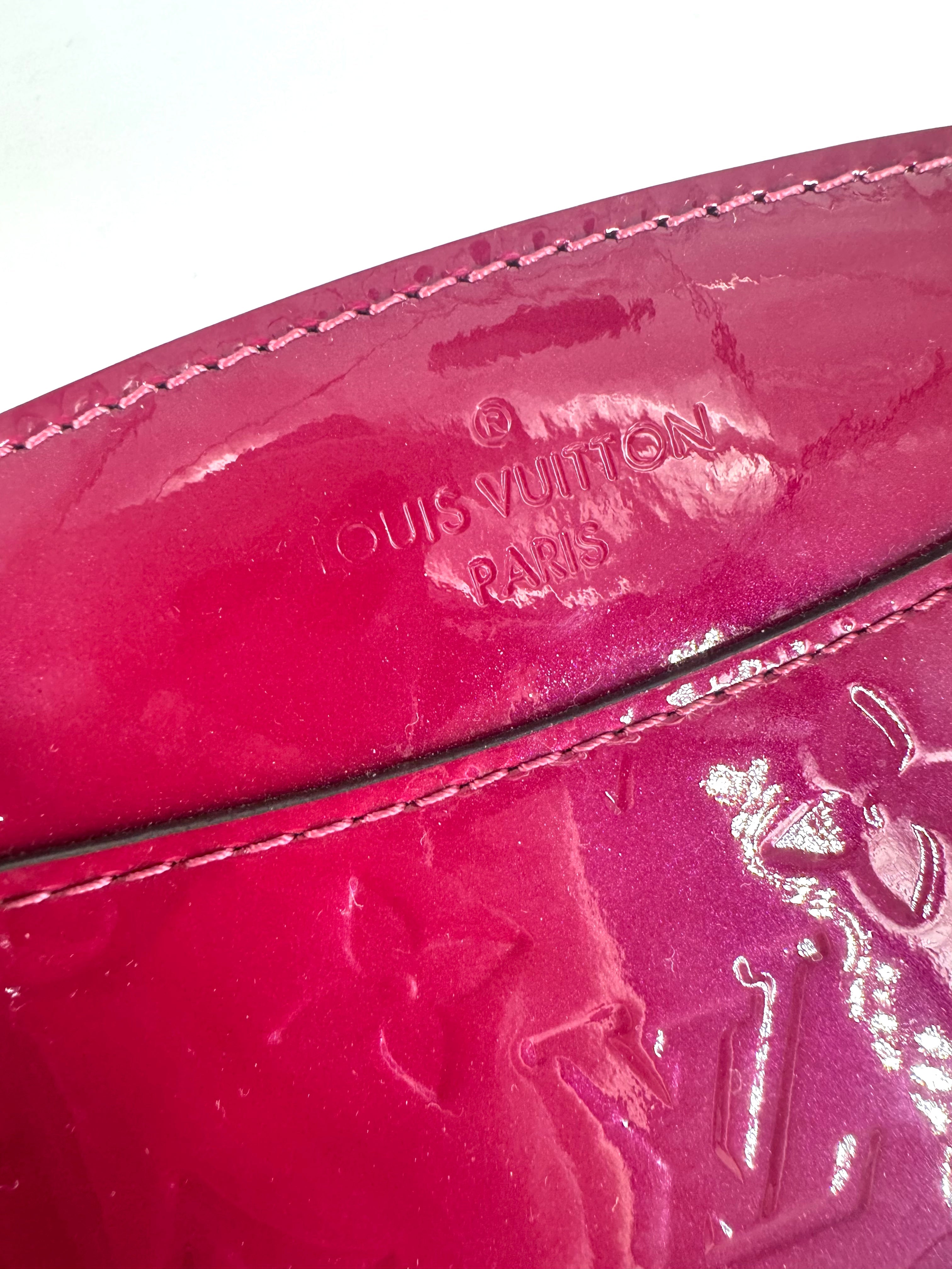 Louis Vuitton Magenta Monogram Vernis Brea