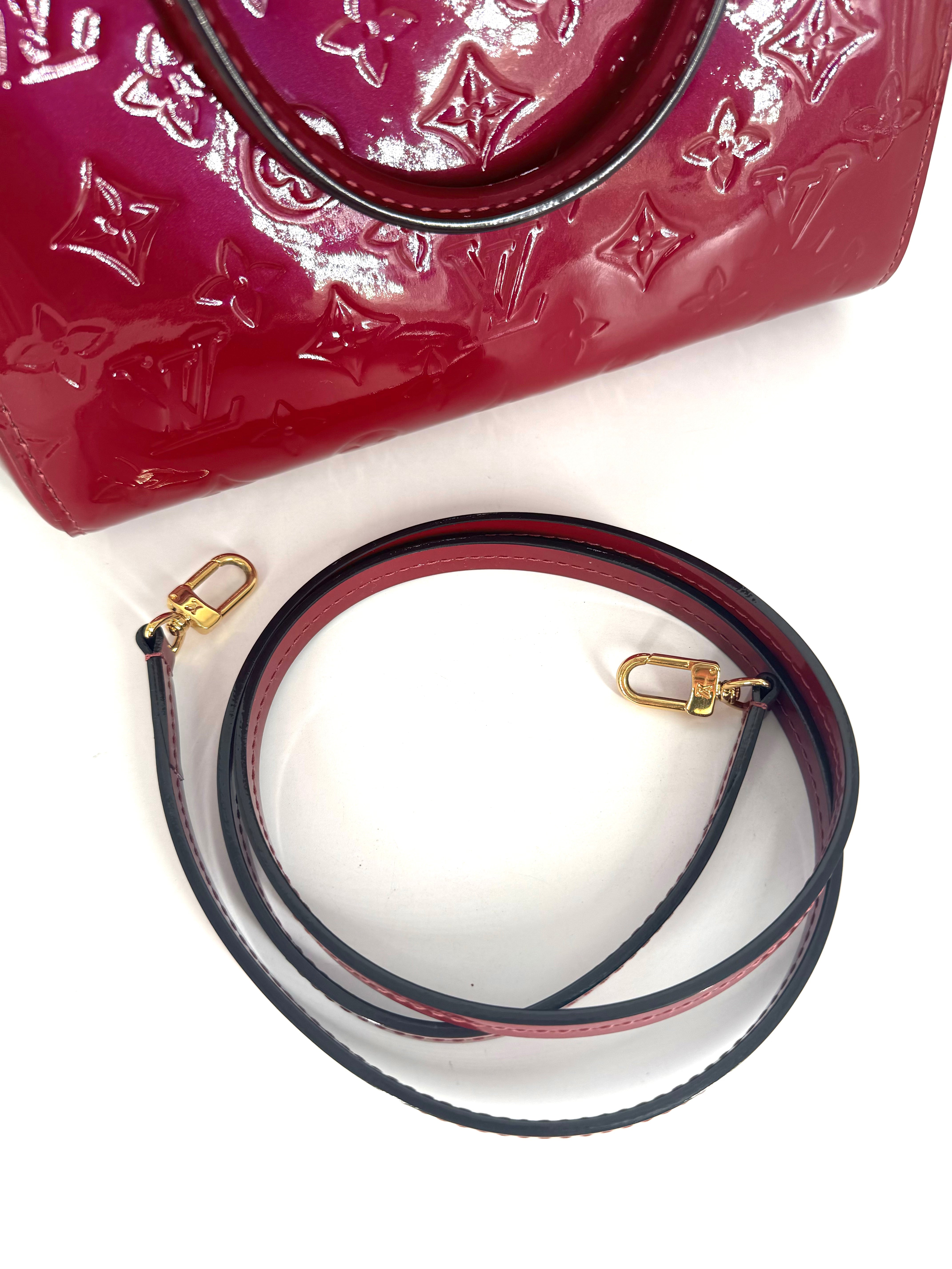 Louis Vuitton Magenta Monogram Vernis Brea