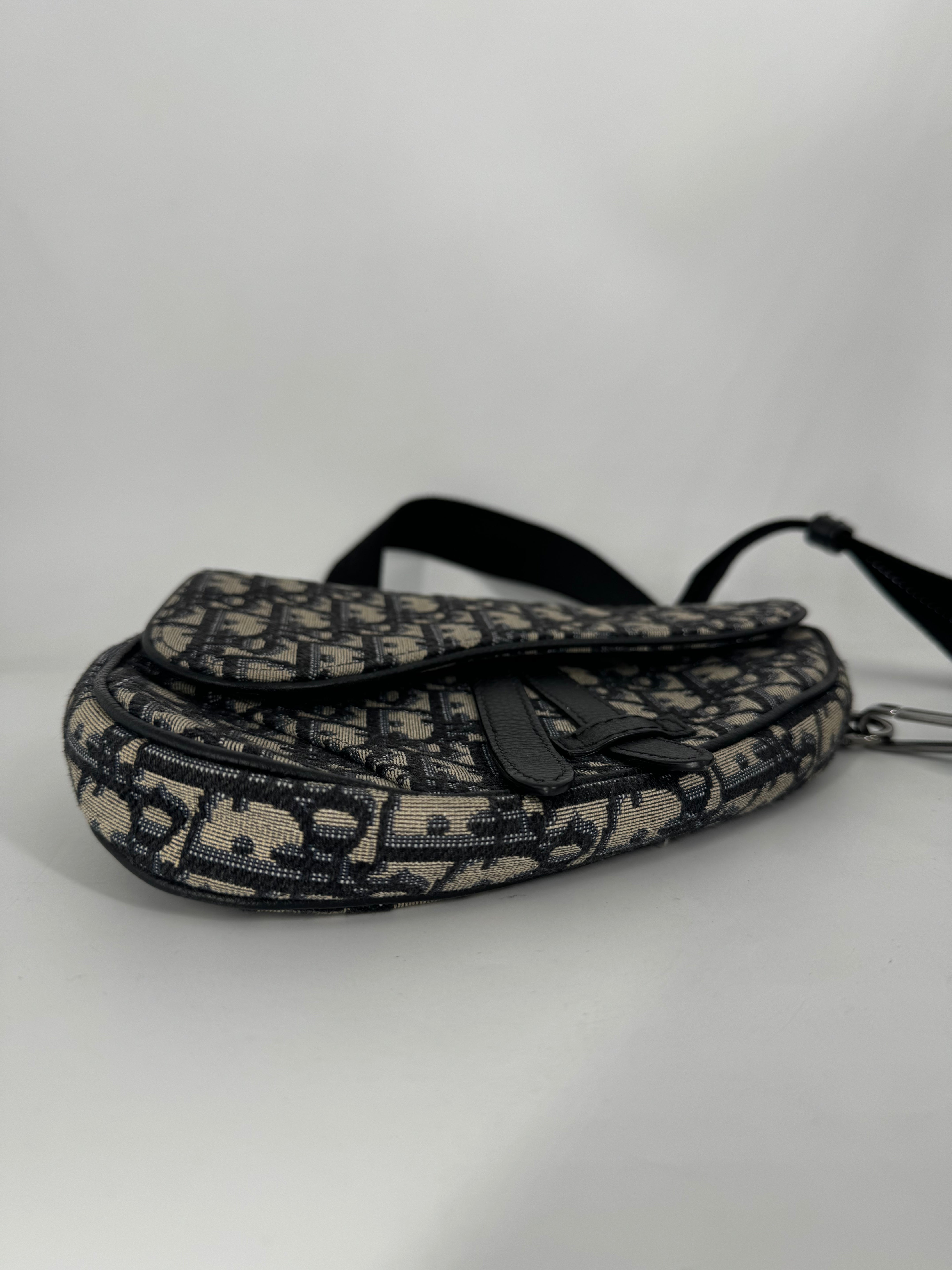 Christian Dior Oblique Saddle Belt Bag