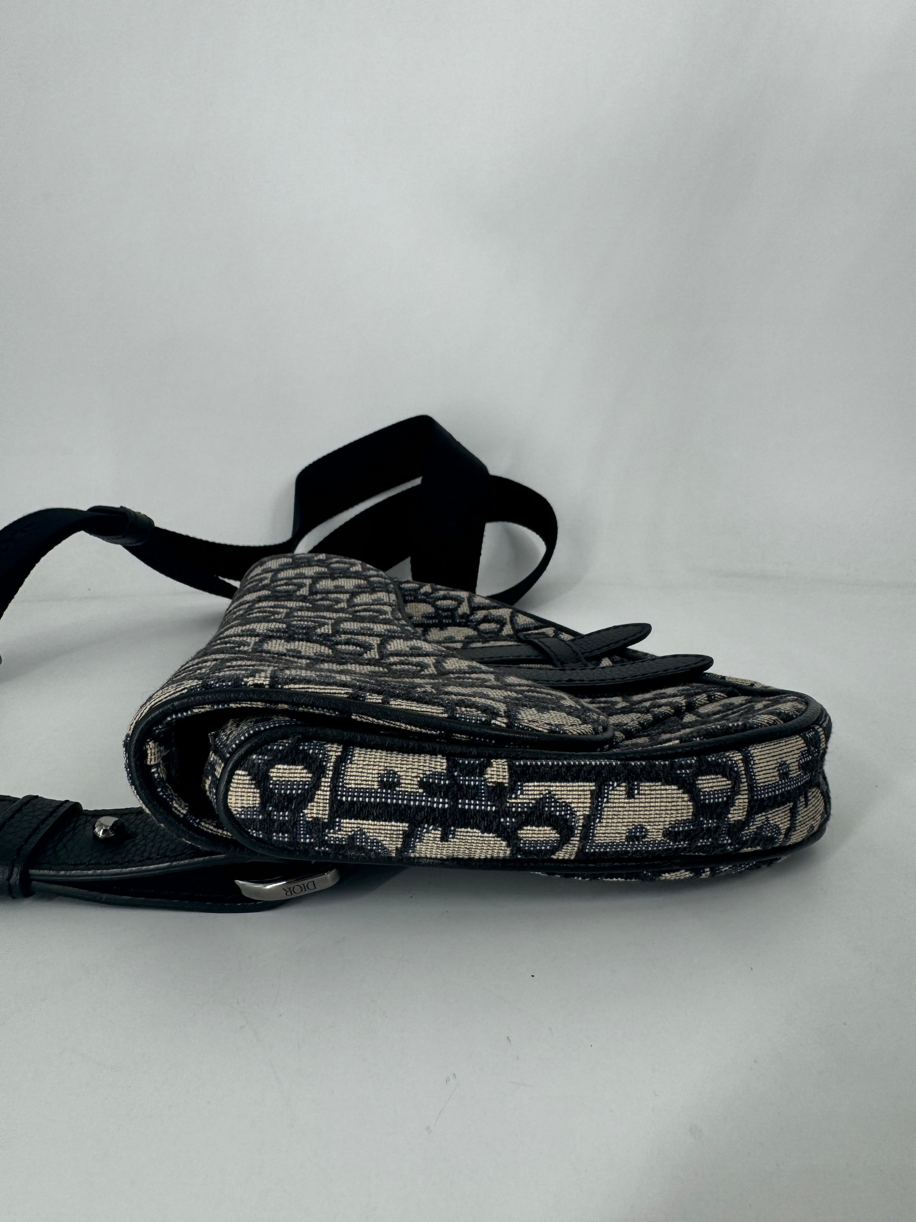 Christian Dior Oblique Saddle Belt Bag