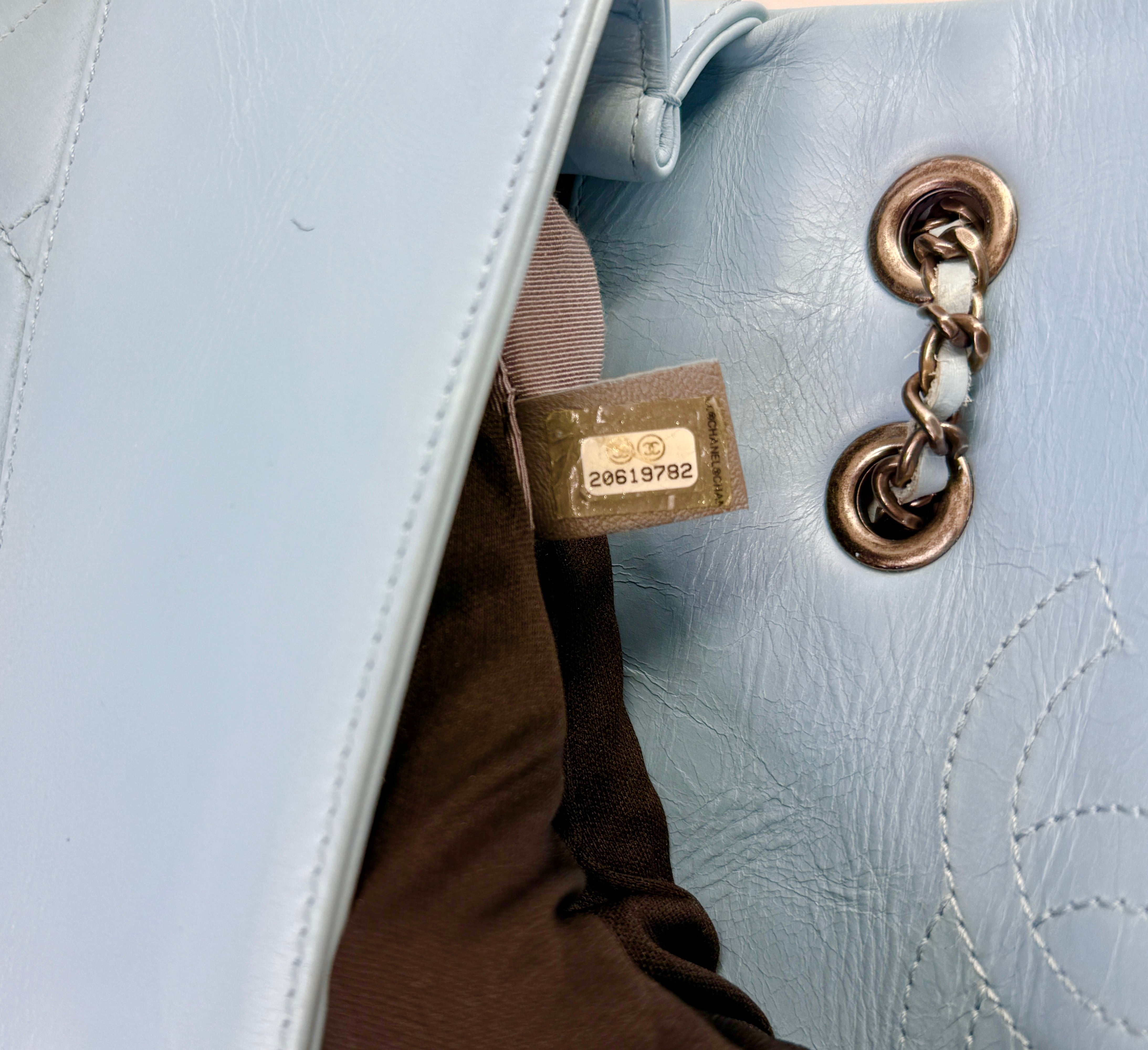 Chanel Quilted Flap Bag Baby Blue